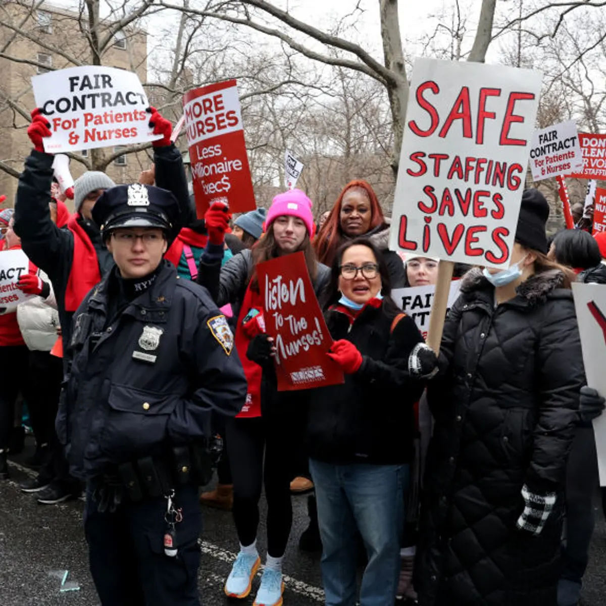 NURSES STRIKE