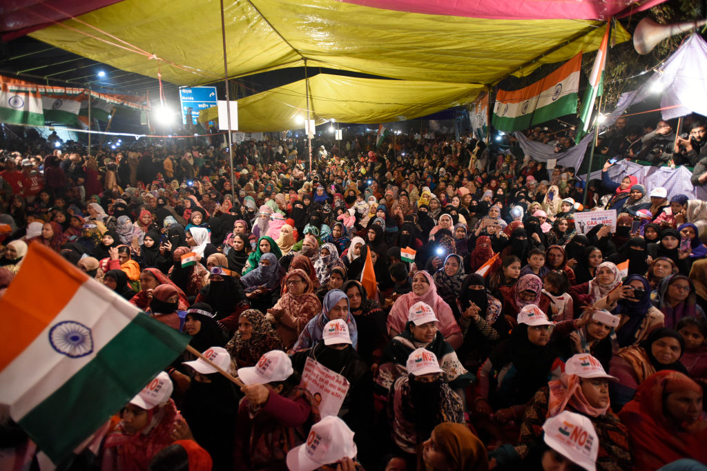 Protest Against CAA, NRC At Shaheen Bagh In Delhi