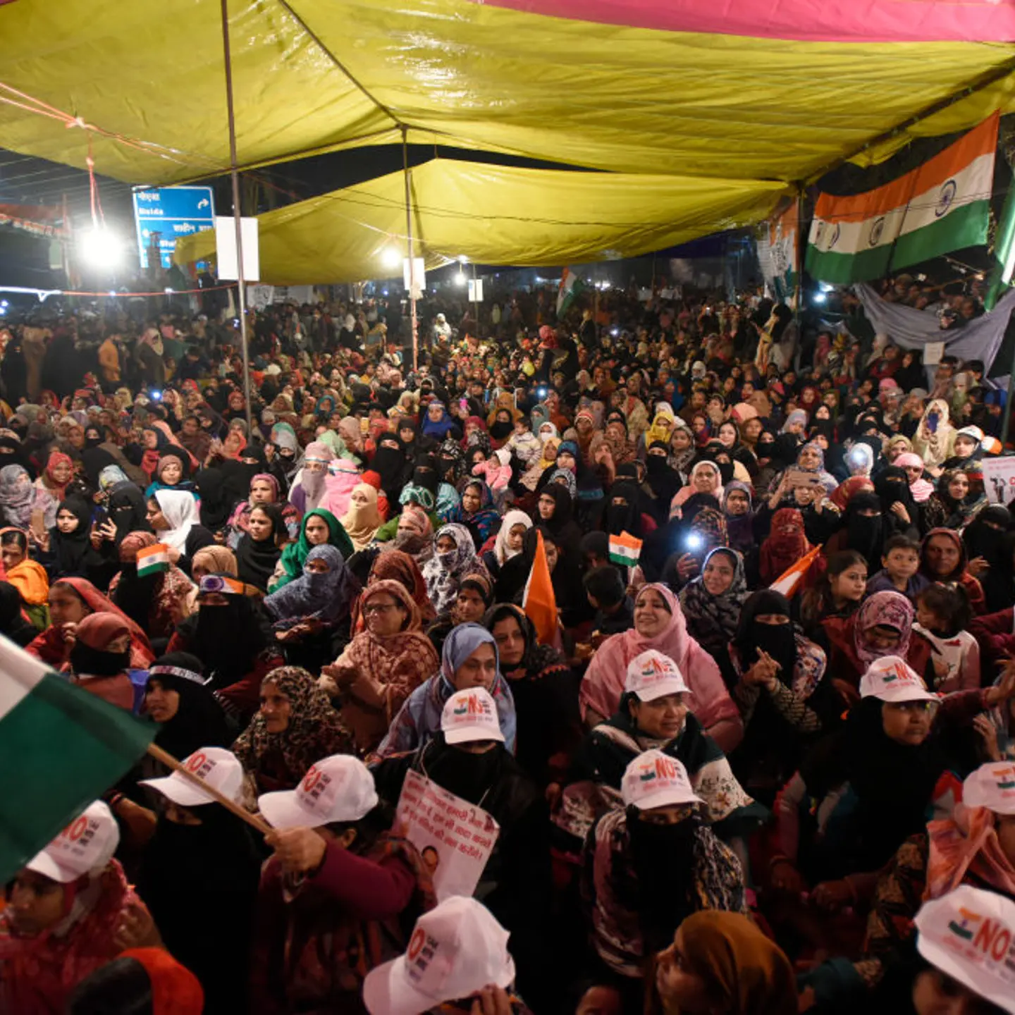 Protest Against CAA, NRC At Shaheen Bagh In Delhi