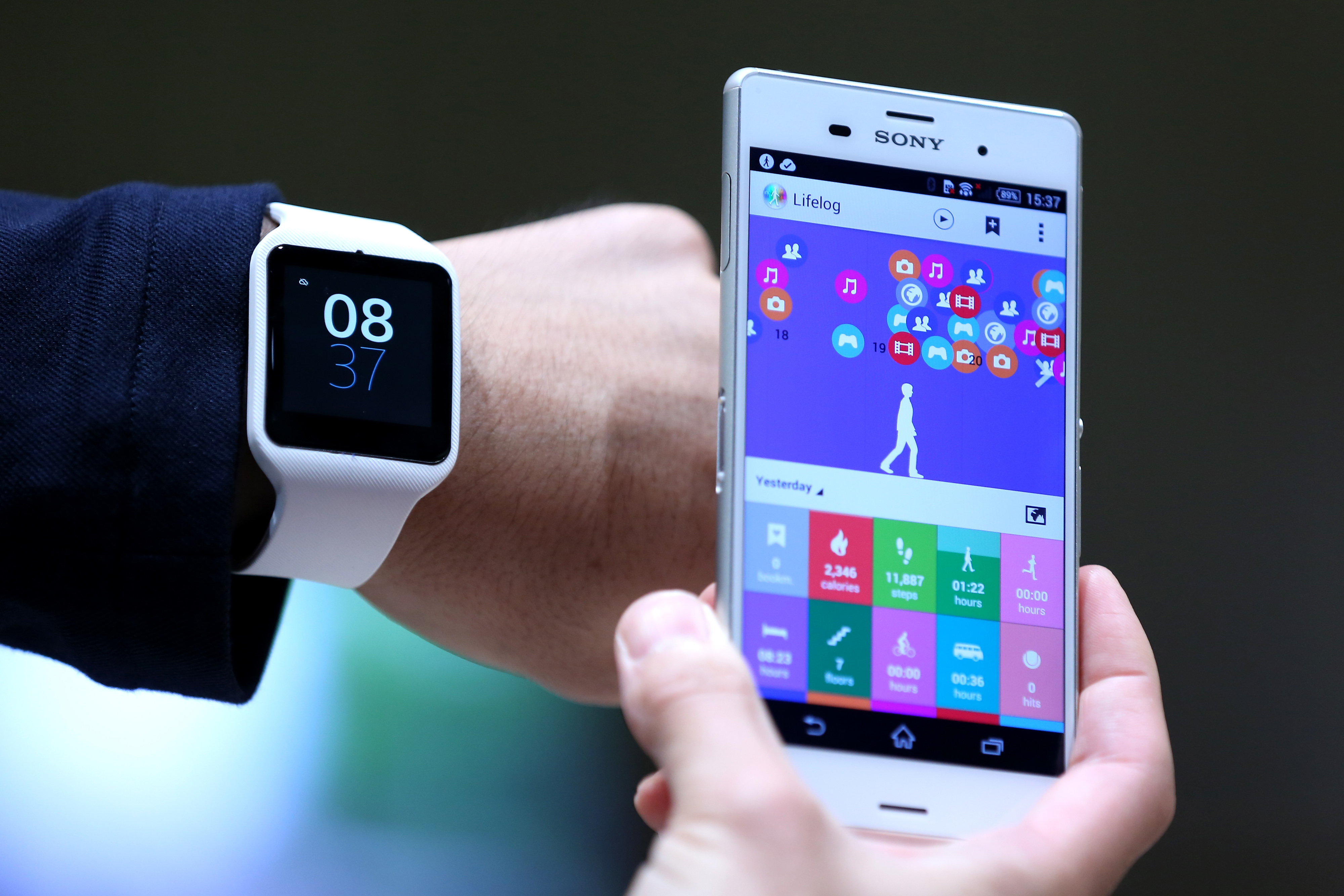 Images Of Sony Corp.'s SmartWatch 3 Wearable Device