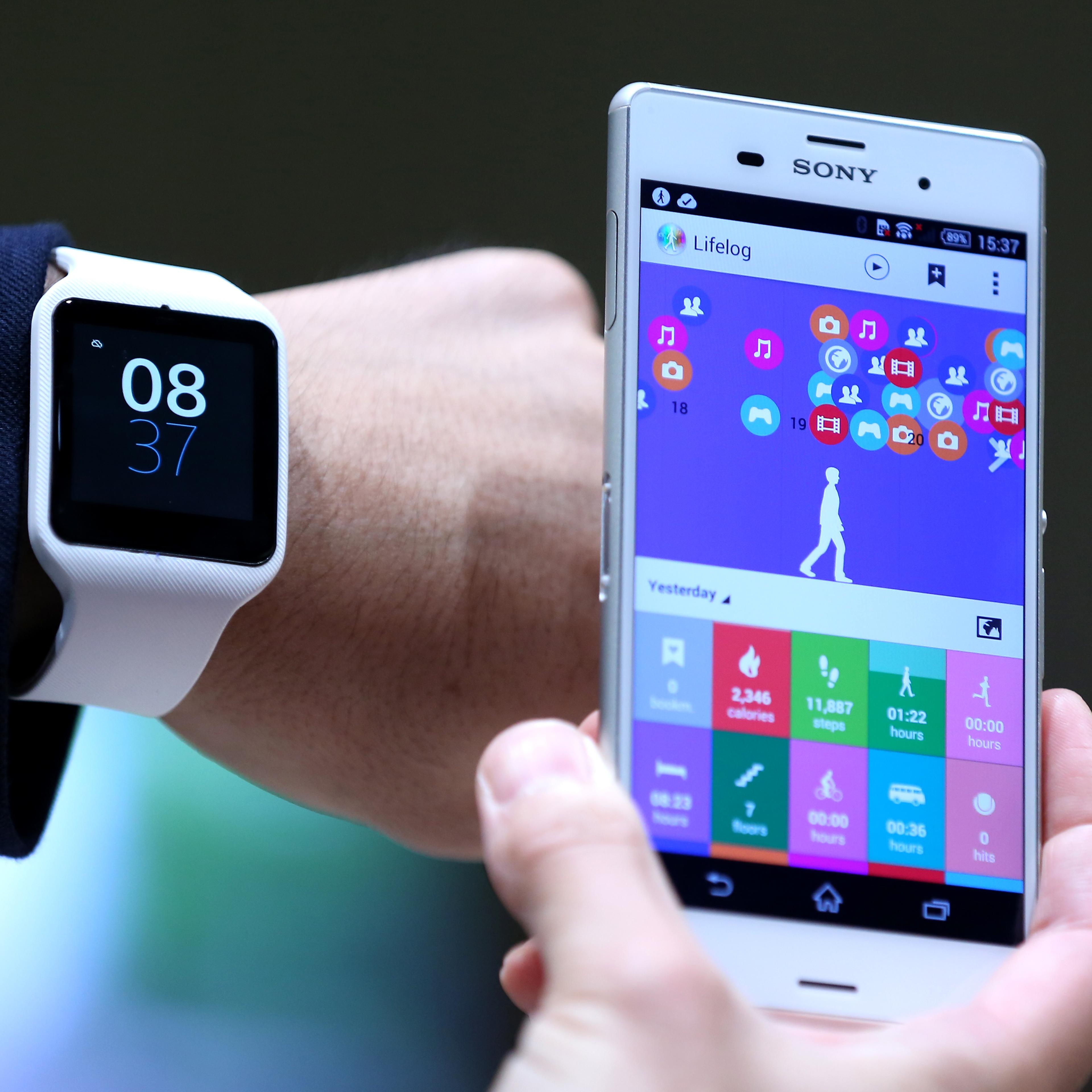 Images Of Sony Corp.'s SmartWatch 3 Wearable Device
