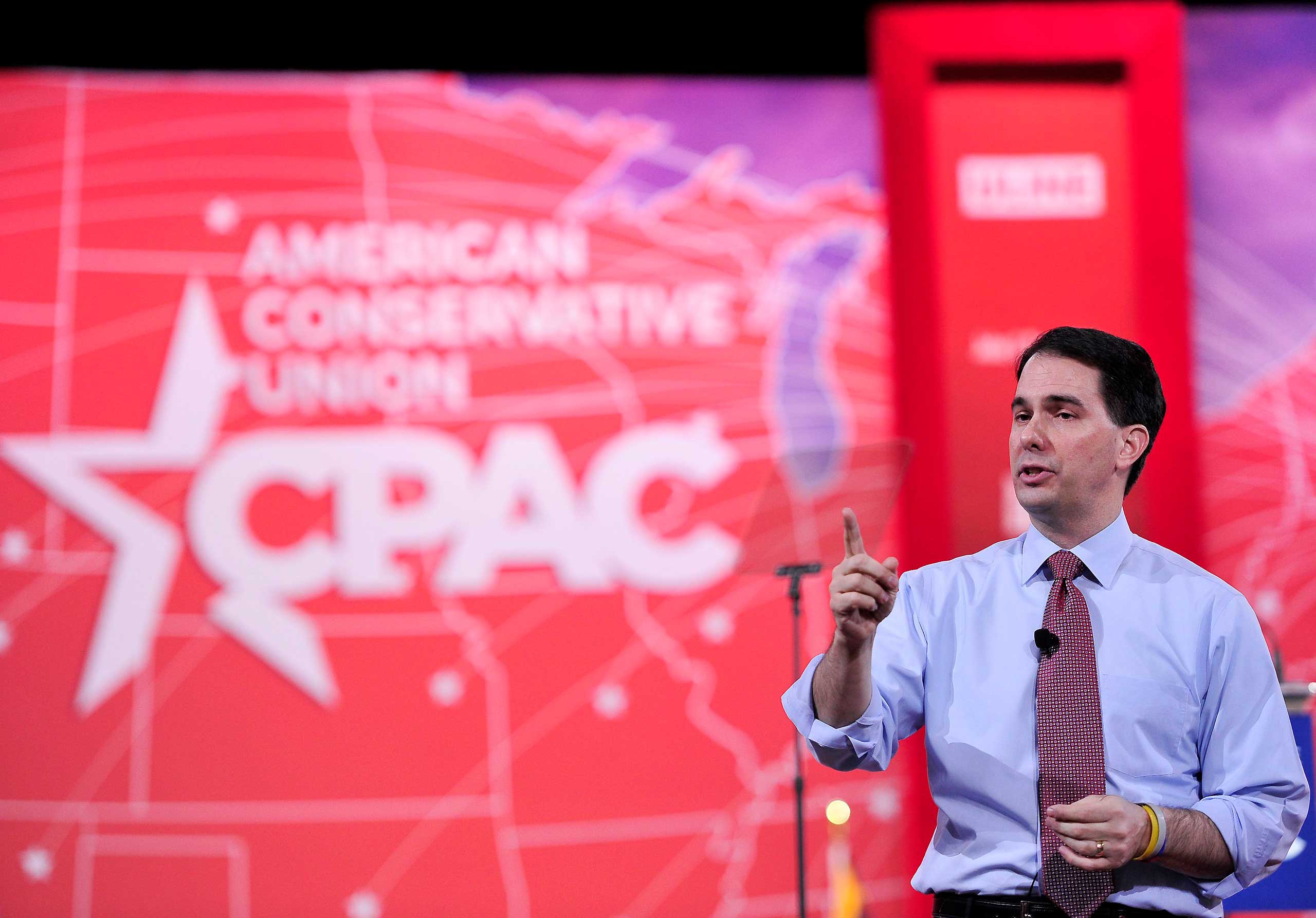 Governor Scott Walker Speaks at CPAC