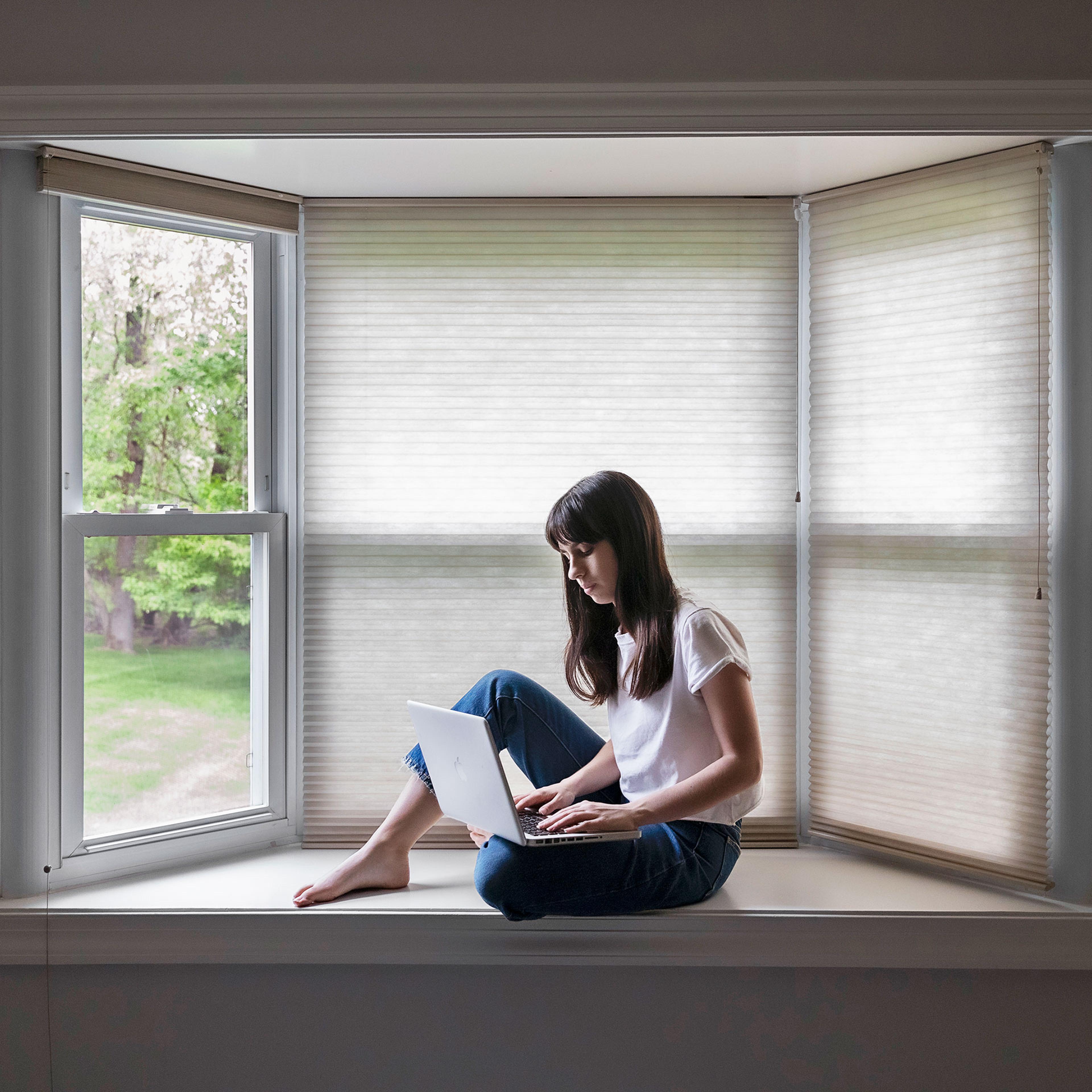 Hannah Beier, 23, at home in Fort Washington, Pa.