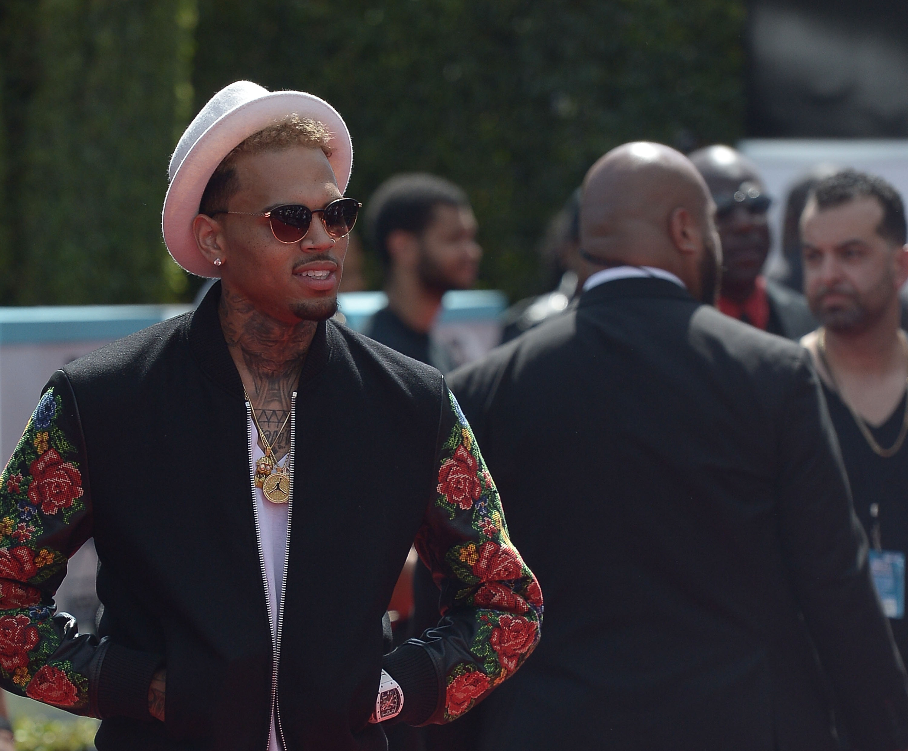 Chris Brown break-in