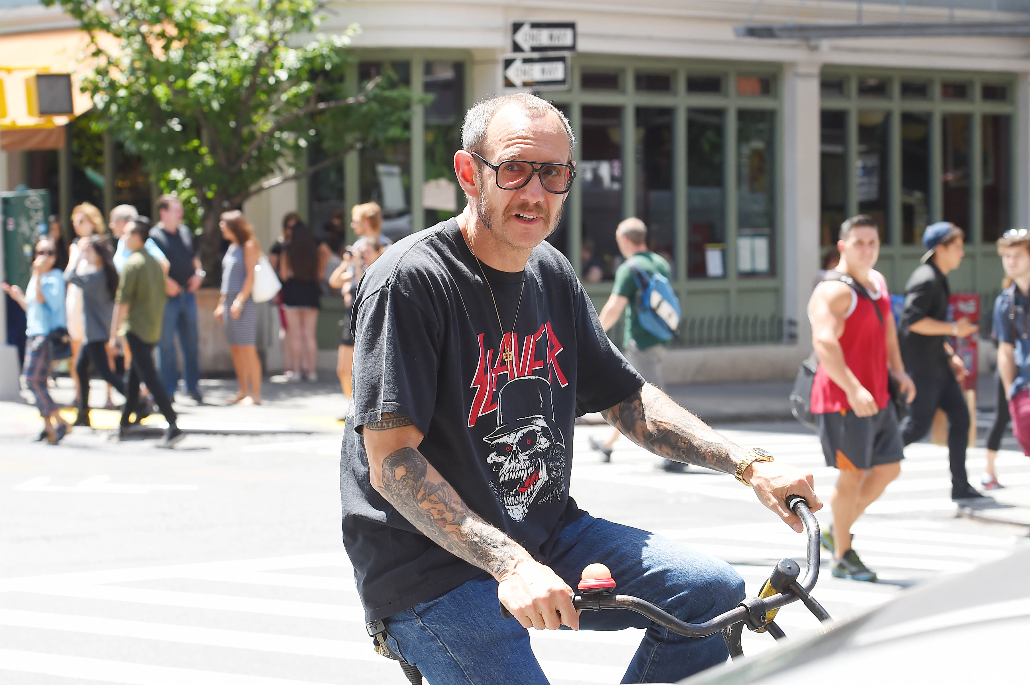 BuzzFoto Celebrity Sightings In New York - July 24, 2015