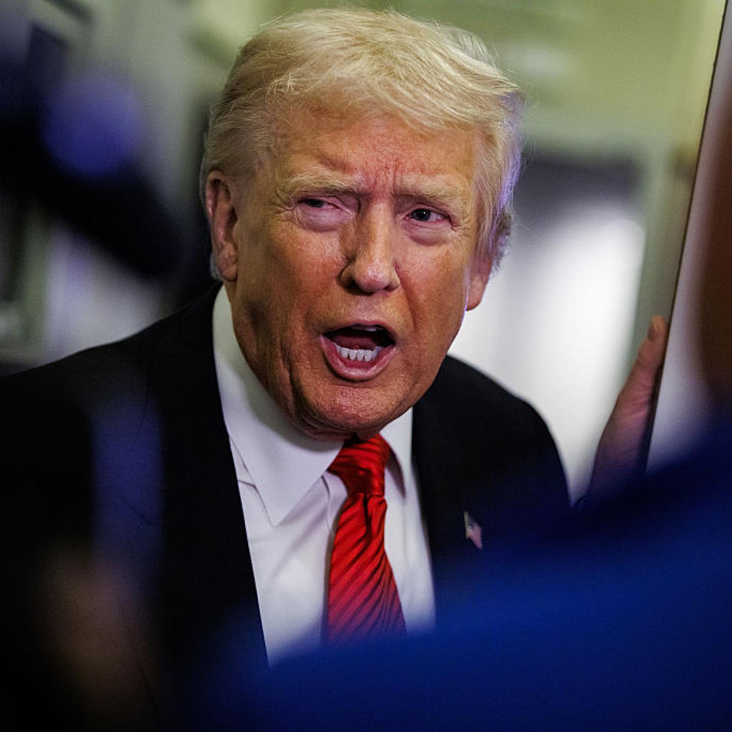 President Trump Spends Weekend At Mar-A-Lago Estate In Palm Beach