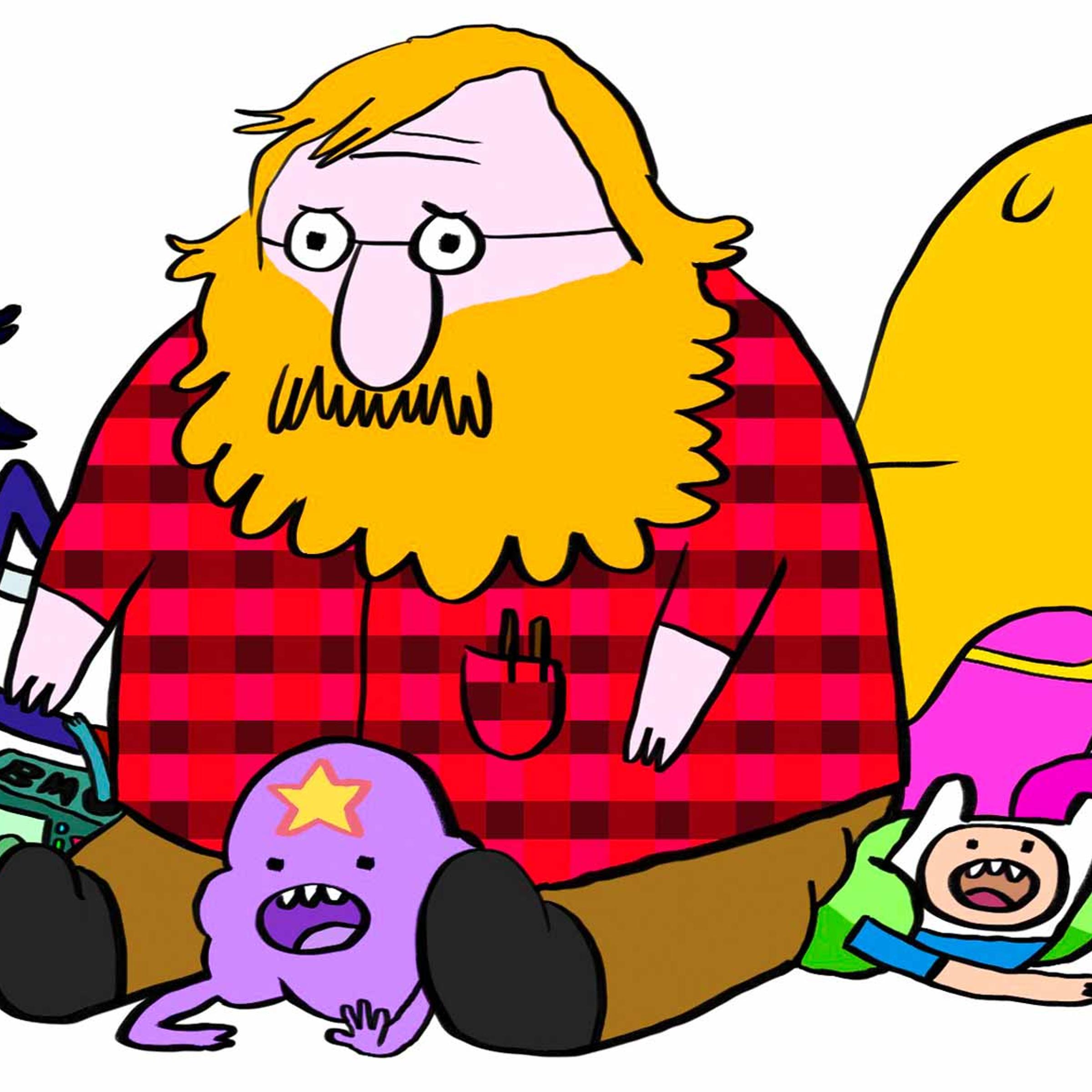 Adventure Time Illustration Pendleton Ward TIME Magazine Cartoon Network Flame Princess Jake the Dog