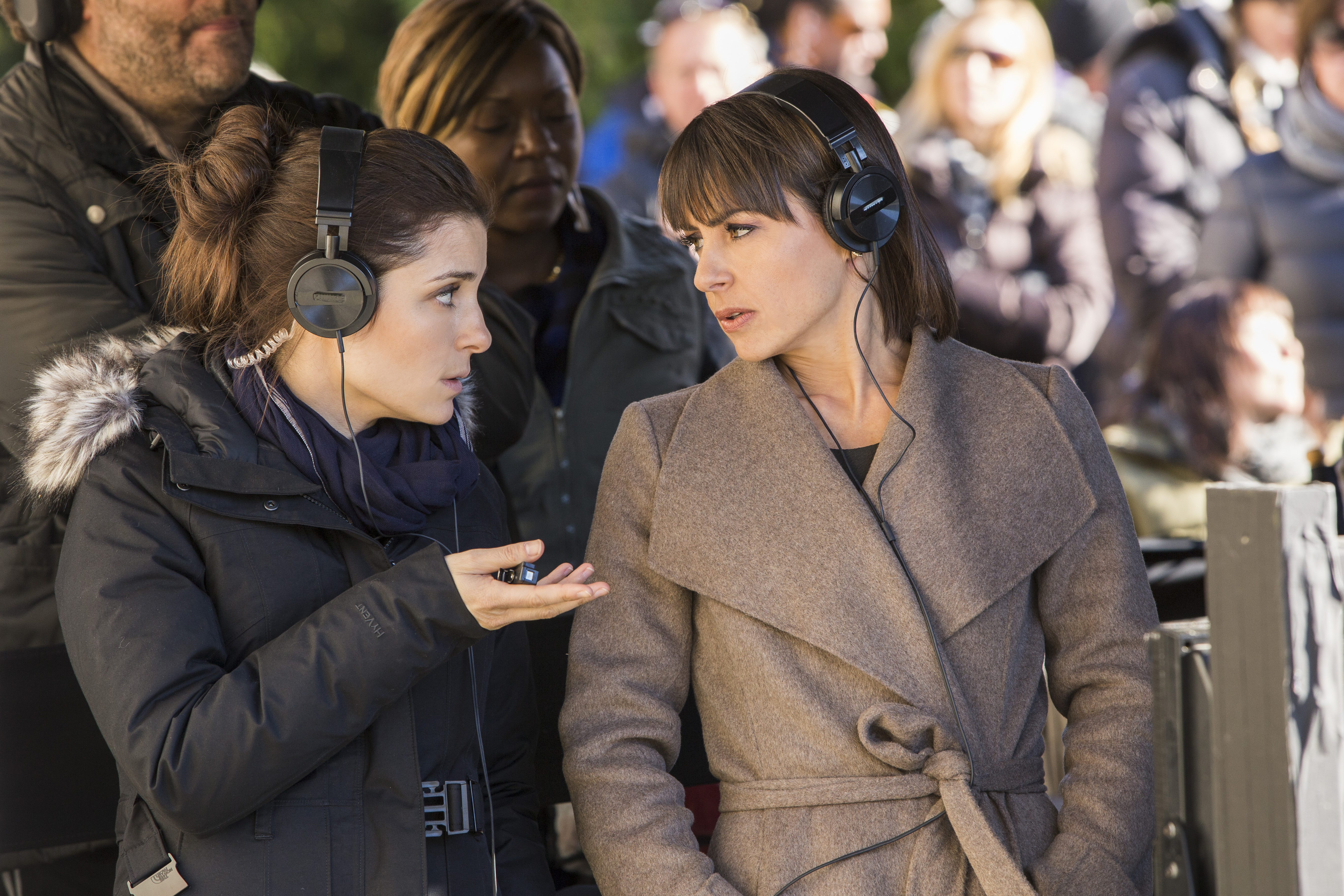 Constance Zimmer  and Shiri Appleby in <i>UnREAL</i> 