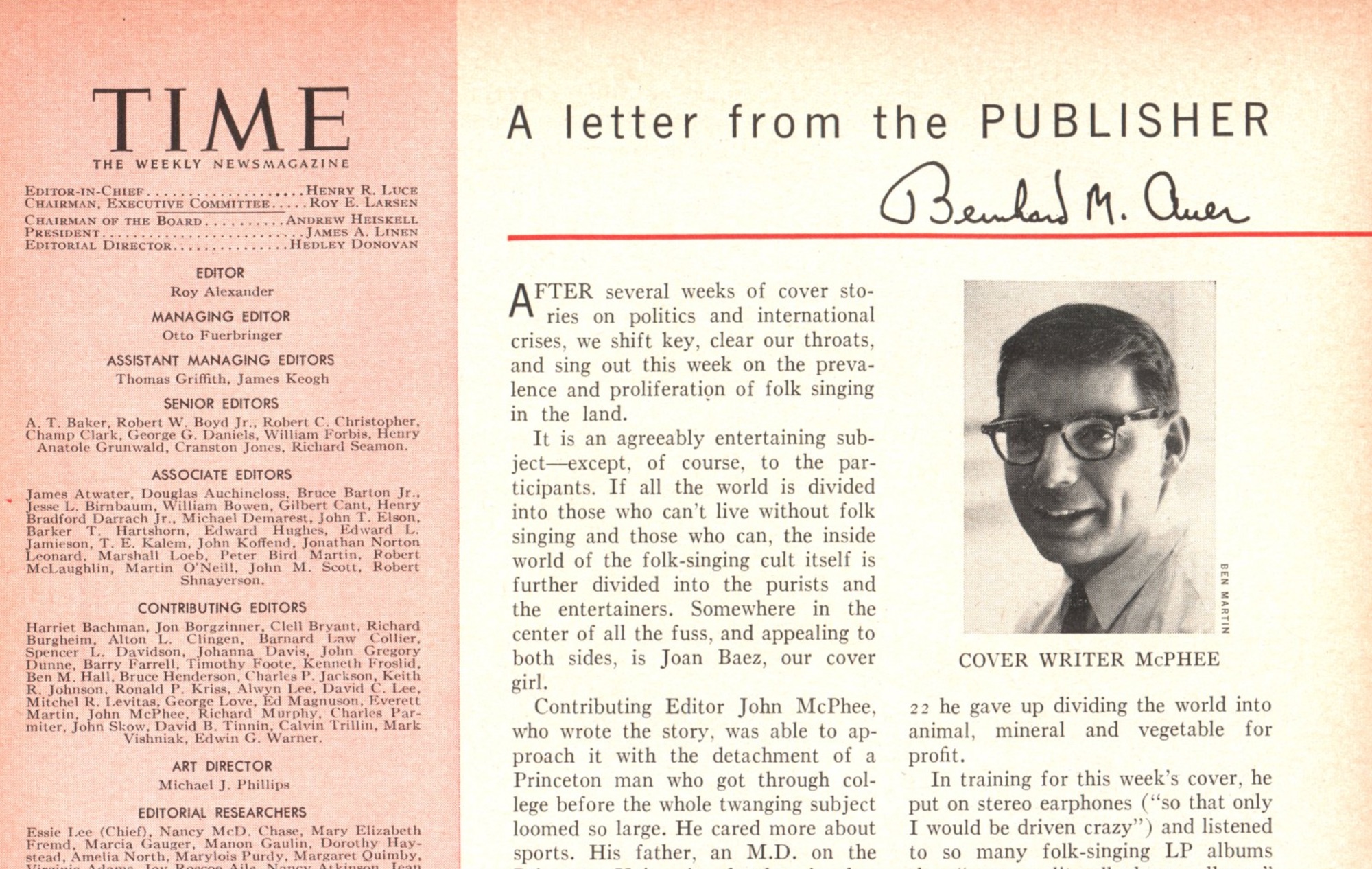 John McPhee 1962