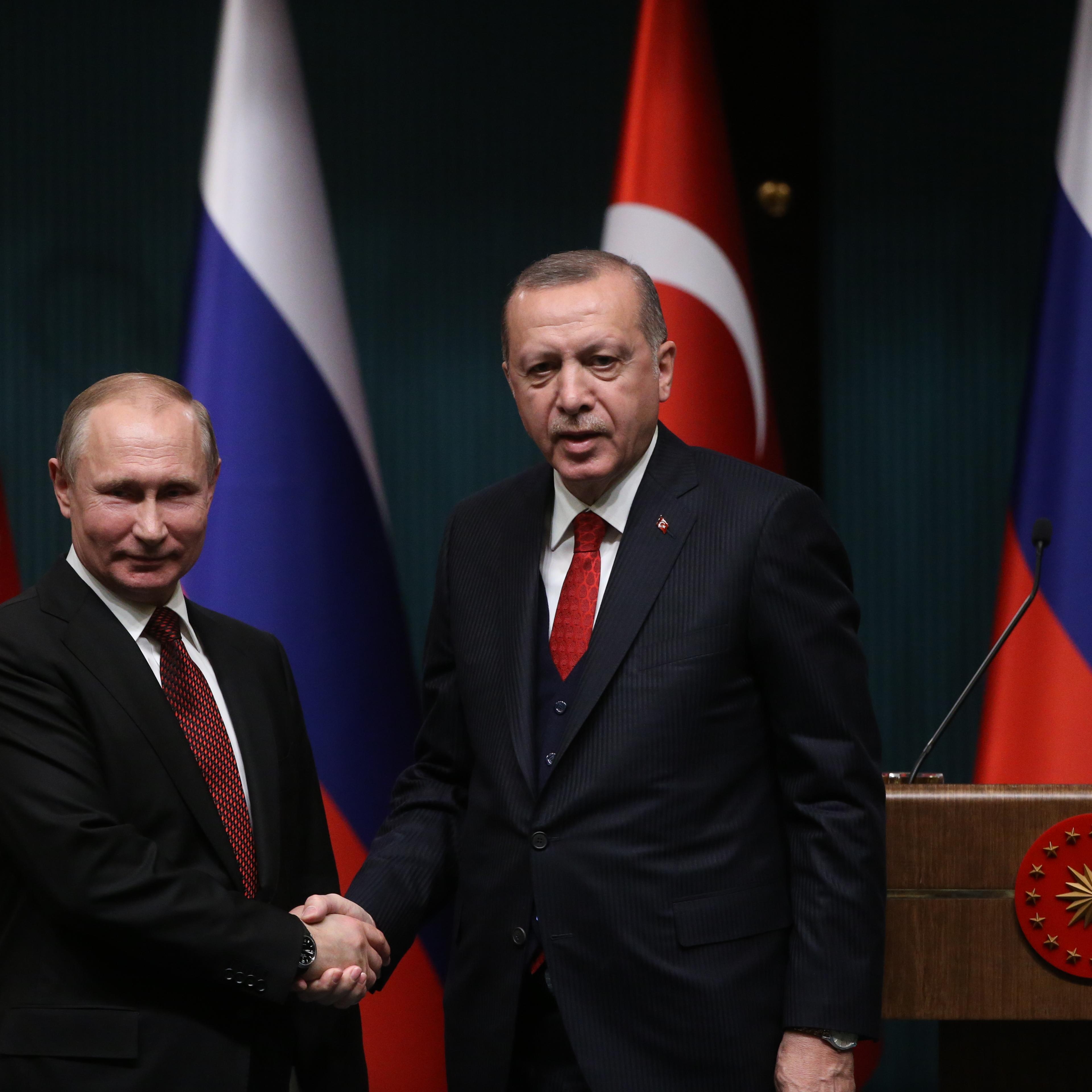 Russian President Vladimir Putin visits Turkey