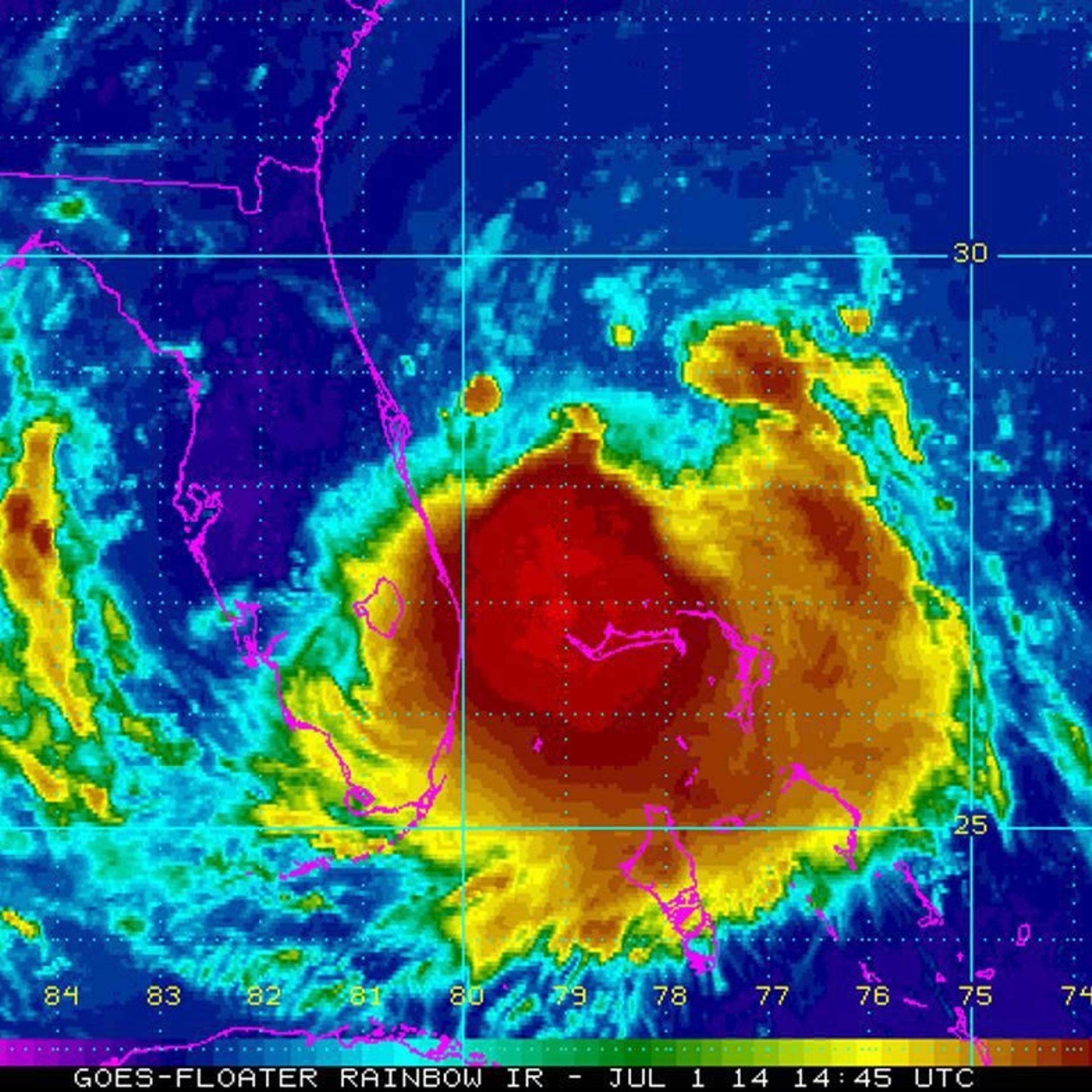 Tropical storm 'Arthur'