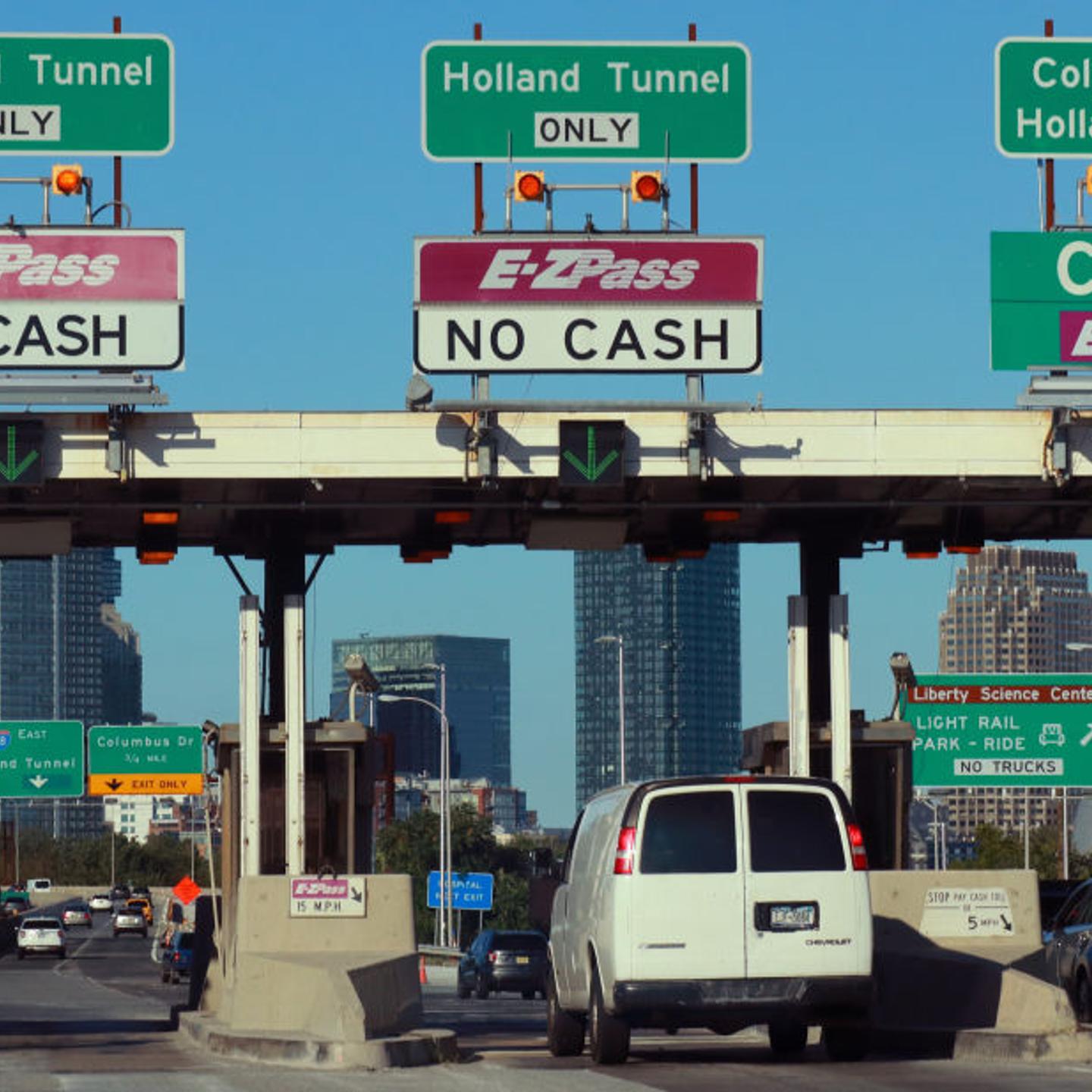 New Jersey Turnpike in Jersey City, New Jersey