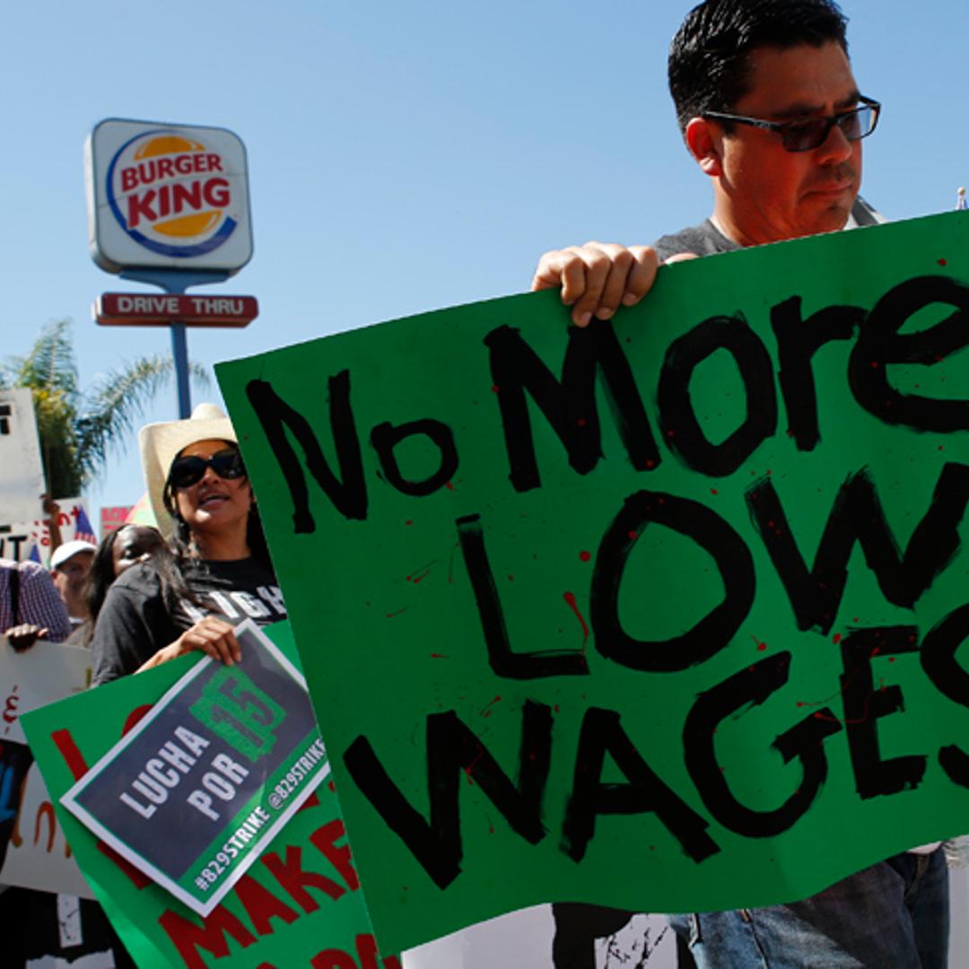 Fast-Food Strikes in 50 U.S. Cities Seeking $15 Per Hour
