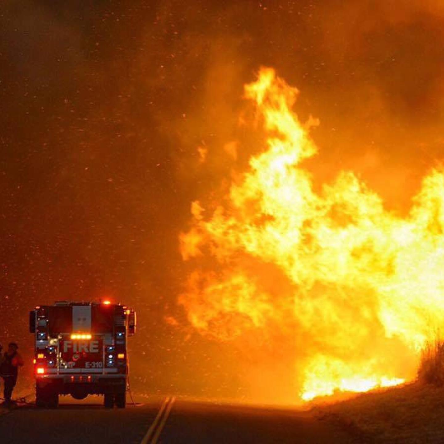 Sherpa Wildfire near Santa Barbara