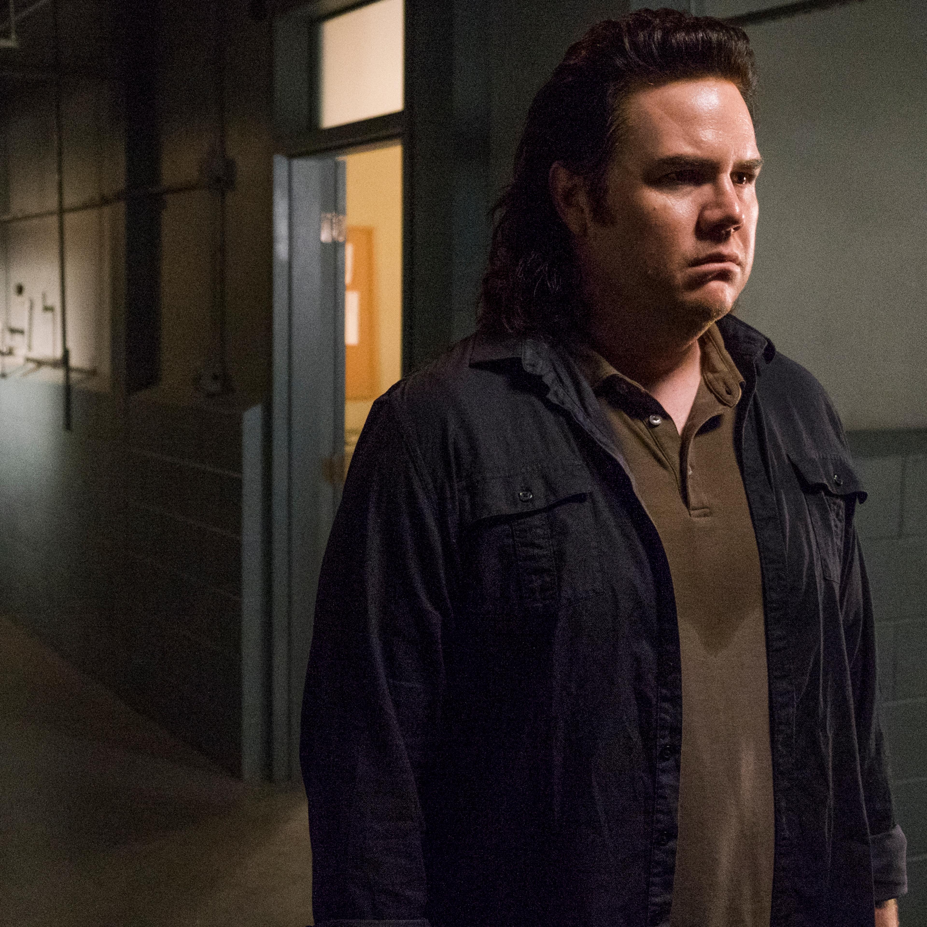Josh McDermitt as Dr. Eugene Porter in The Walking Dead Season 8, Episode 7