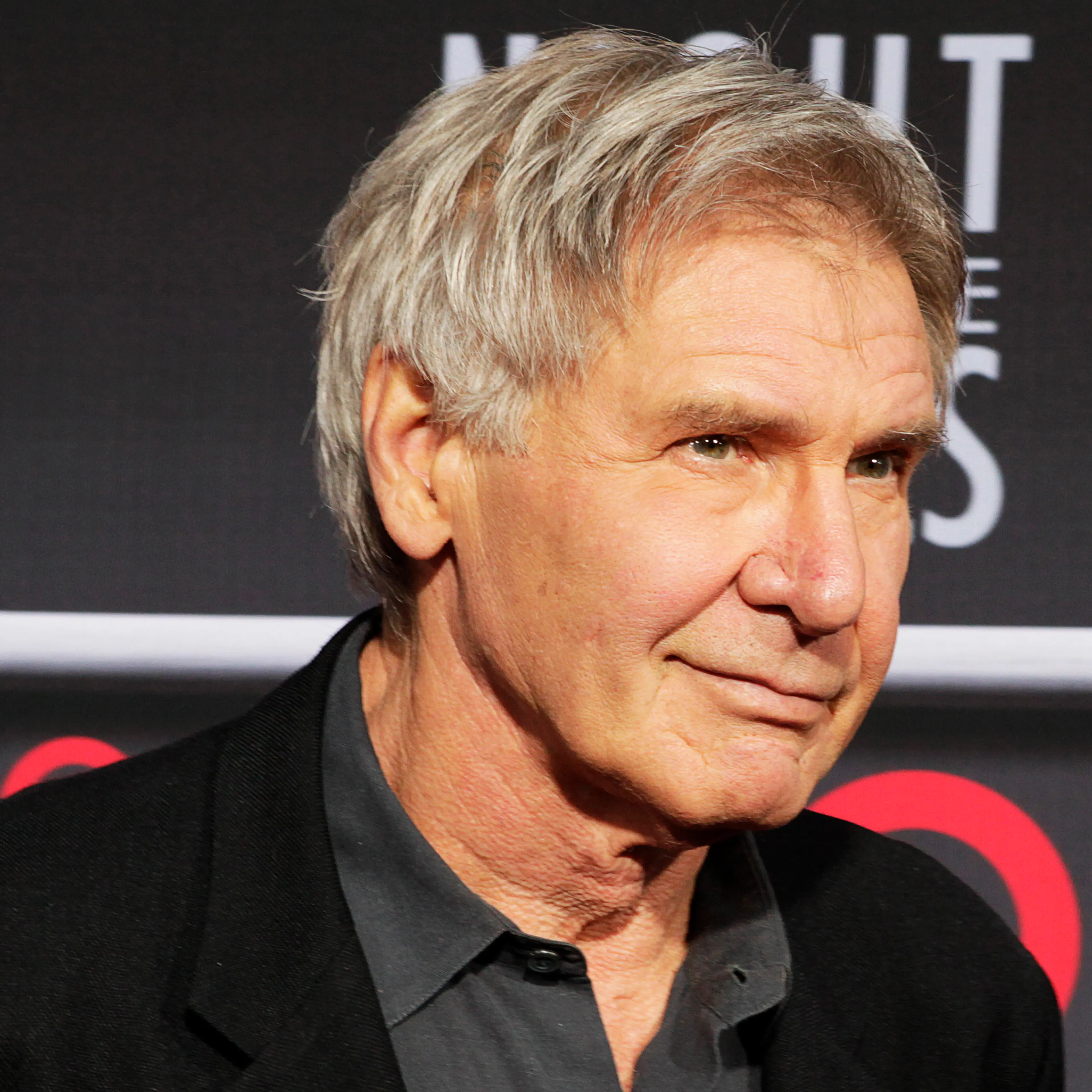 Actor Harrison Ford poses as he arrives at Target Presents AFI Night at the Movies in Hollywood