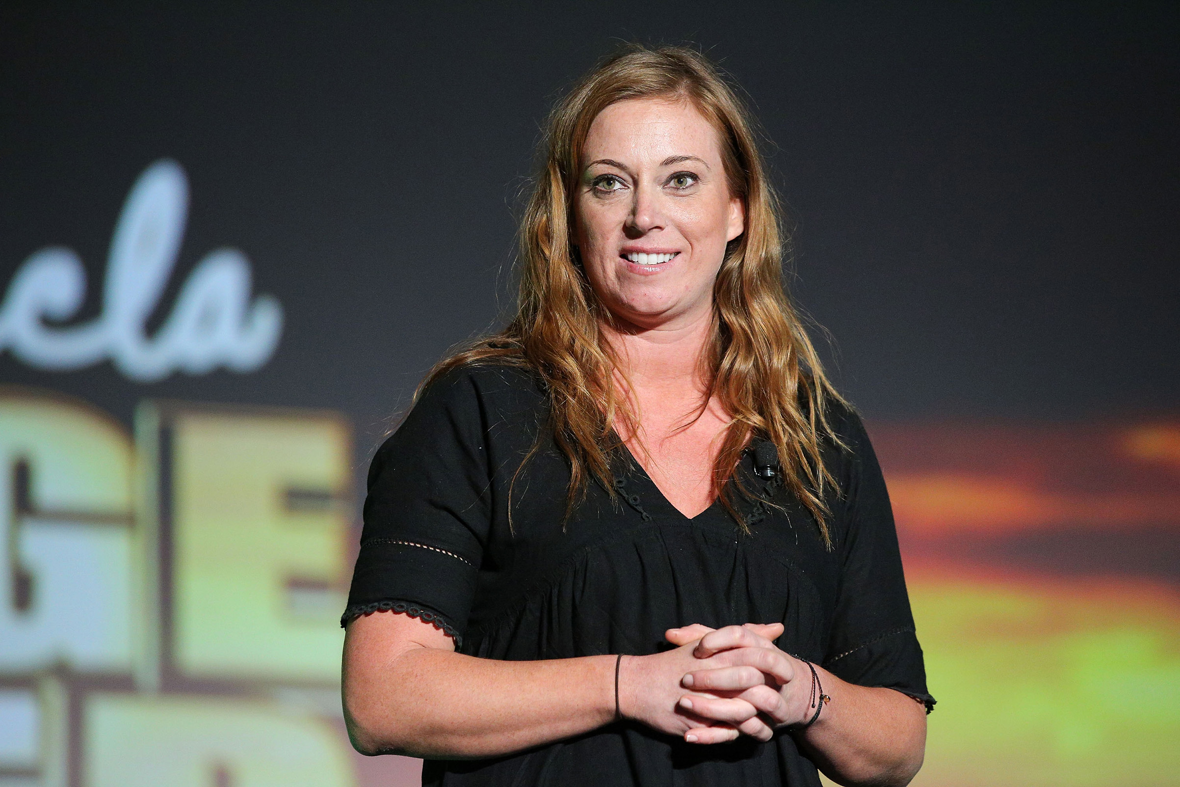 More Than Me Founder Katie Meyler speaks at the 2015 PTTOW! Annual Summit at Terrenea Resort in Rancho Palos Verdes, Calif.