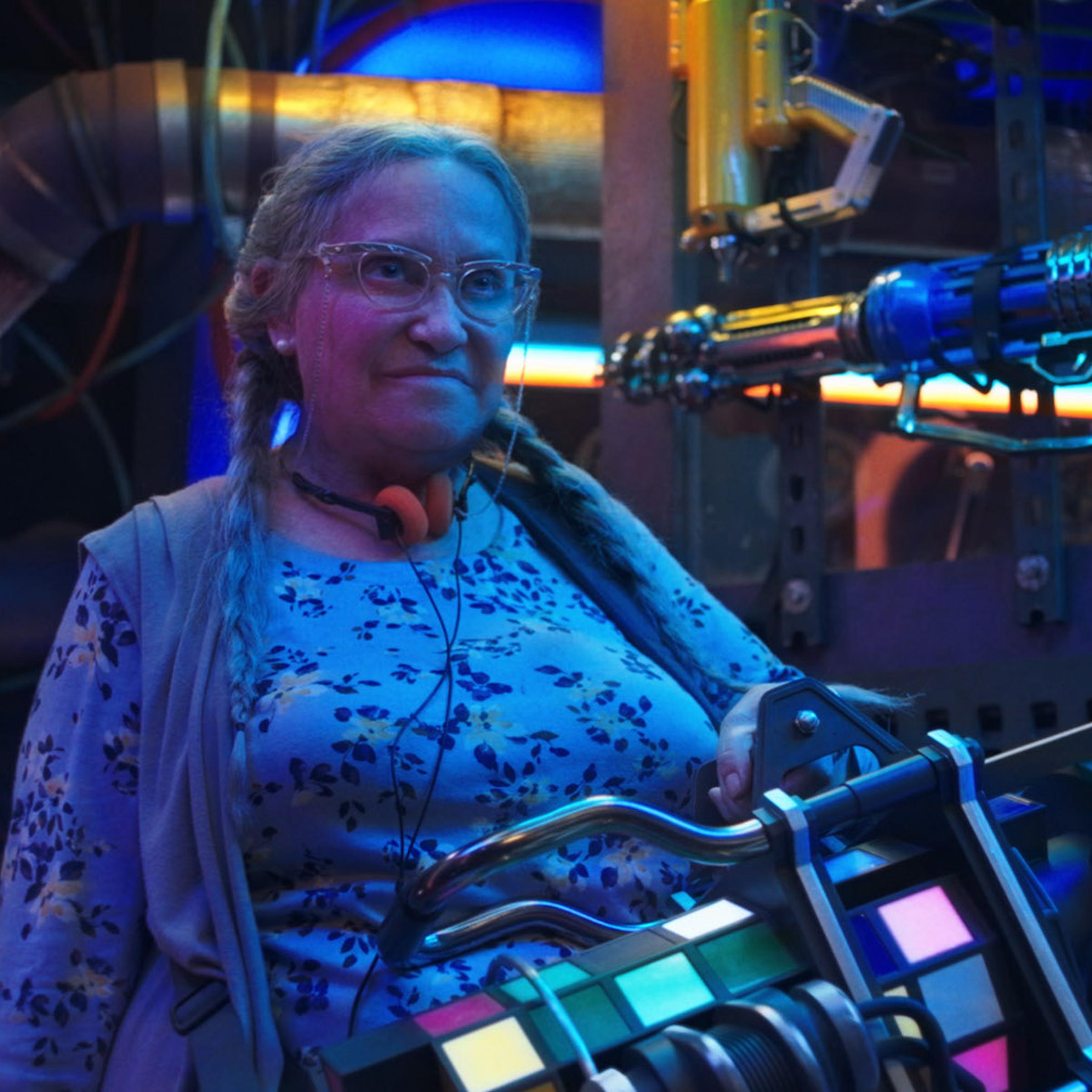 Adriana Barraza steals the show as Nana Reyes in 'Blue Beetle.'