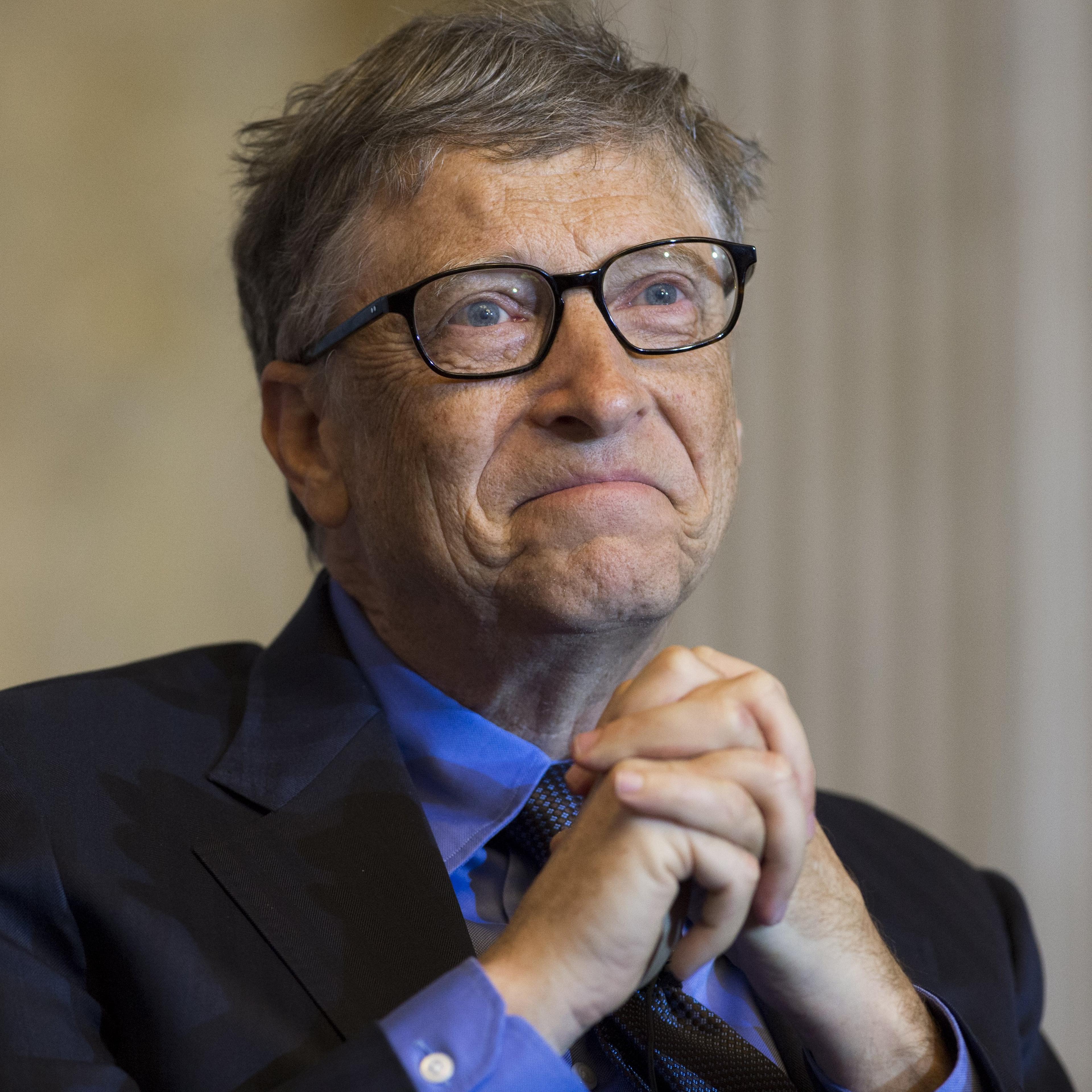 Bill Gates, co-chair of the Bill and Melinda Gates Foundation and founder of Microsoft, at the Financial Inclusion Forum at the Treasury Department in Washington on Dec. 1, 2015.