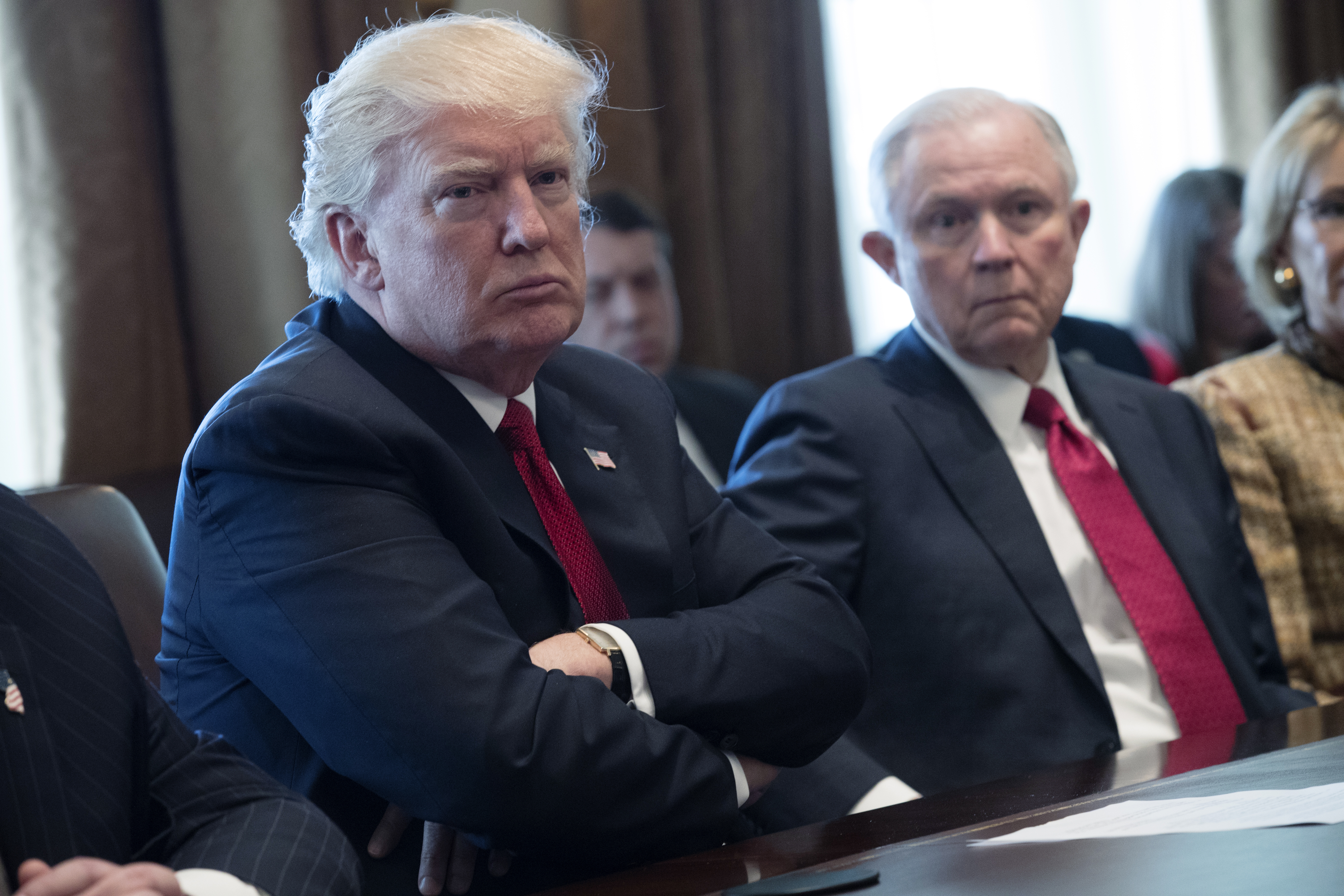 President Donald Trump Hosts an Opioid and Drug Abuse Listening Session