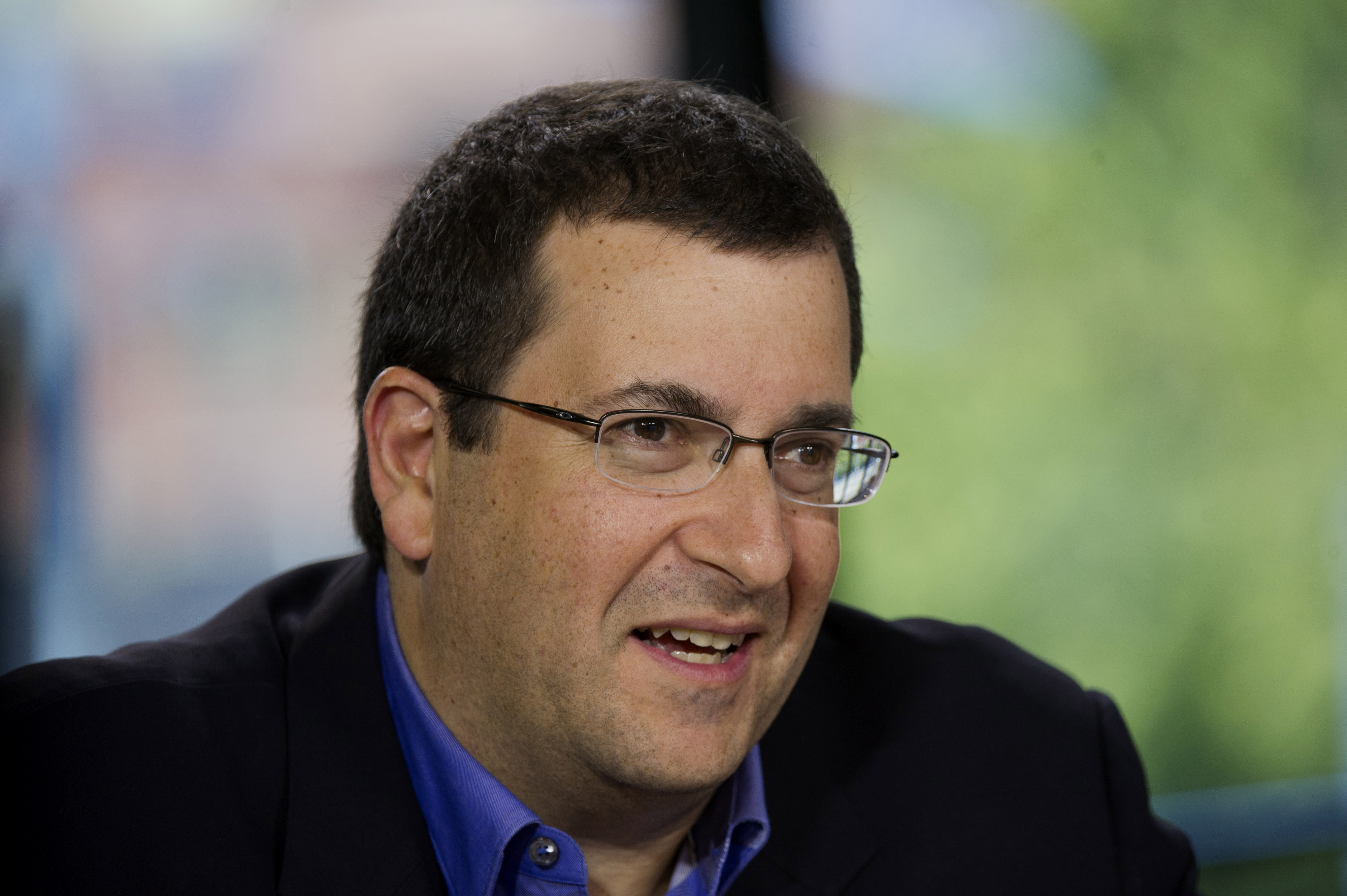 David "Dave" Goldberg, chief executive officer of SurveyMonkey.com LLC, speaks during a Bloomberg West Television interview in San Francisco