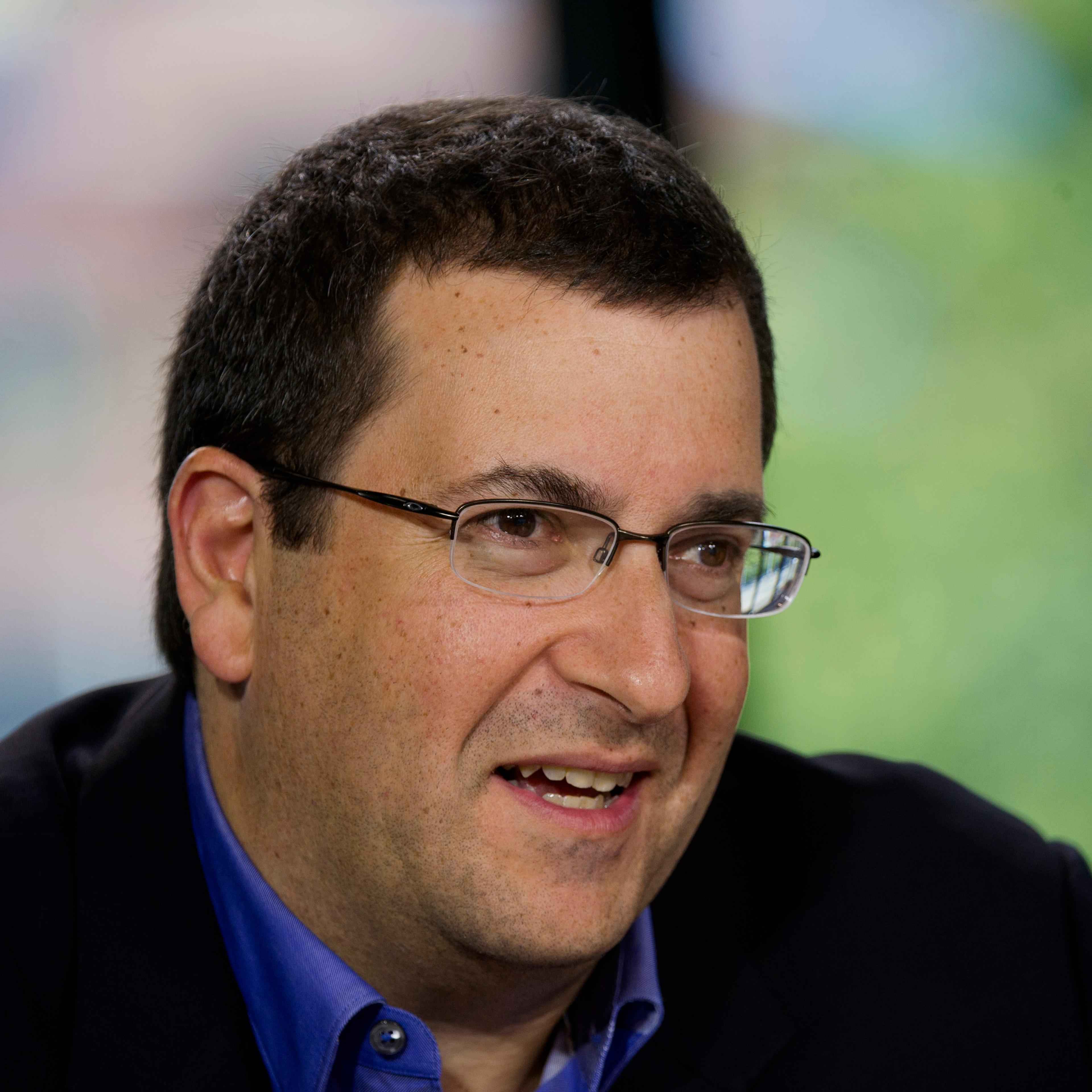David "Dave" Goldberg, chief executive officer of SurveyMonkey.com LLC, speaks during a Bloomberg West Television interview in San Francisco