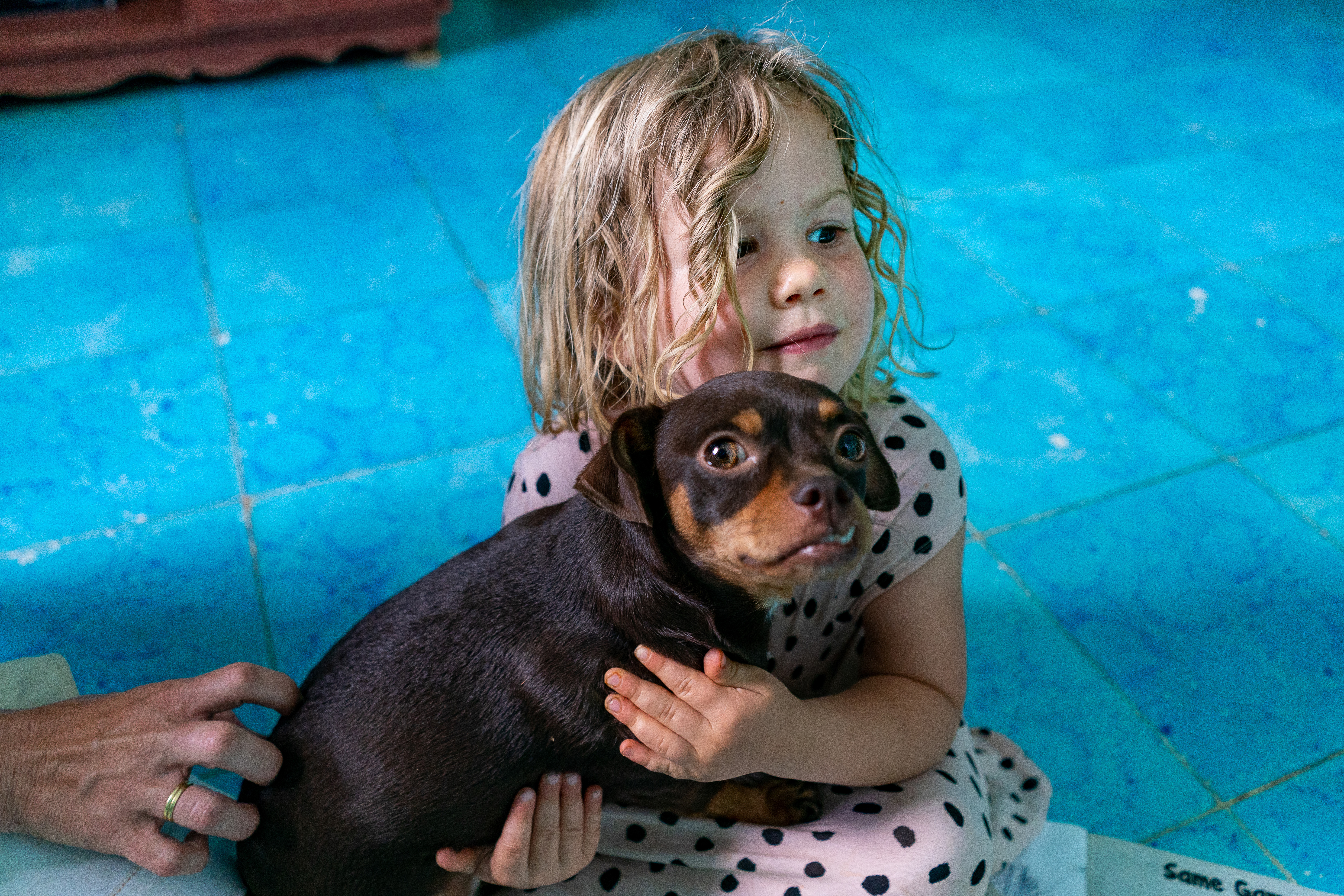 The author's daughter, Rosy, age 3 in a village near Valladolid in the Yucatan peninsula