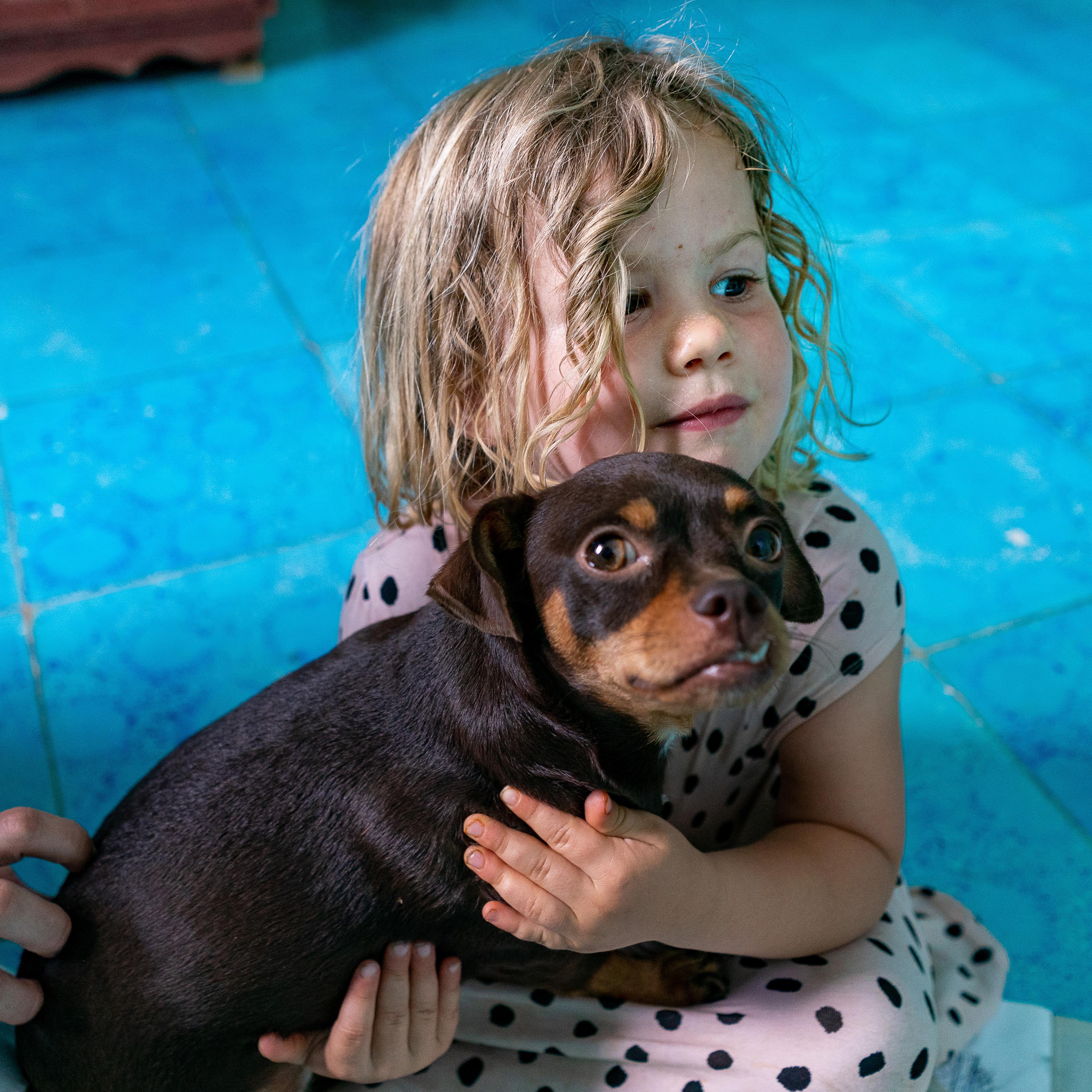 The author's daughter, Rosy, age 3 in a village near Valladolid in the Yucatan peninsula