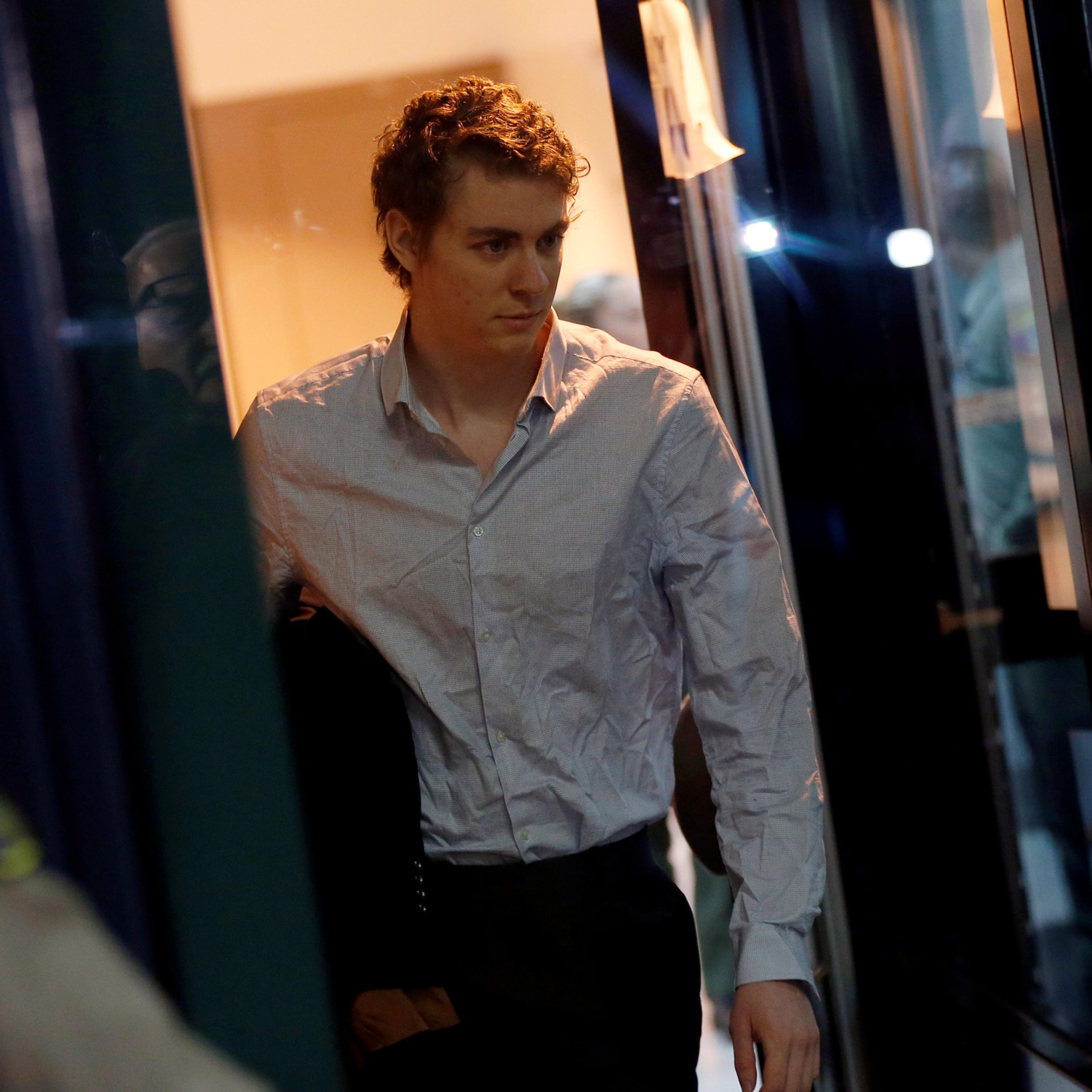 Brock Turner, the former Stanford swimmer convicted of sexually assaulting an unconscious woman, leaves the Santa Clara County Jail in San Jose, California, U.S. September 2, 2016. REUTERS/Stephen Lam TPX IMAGES OF THE DAY