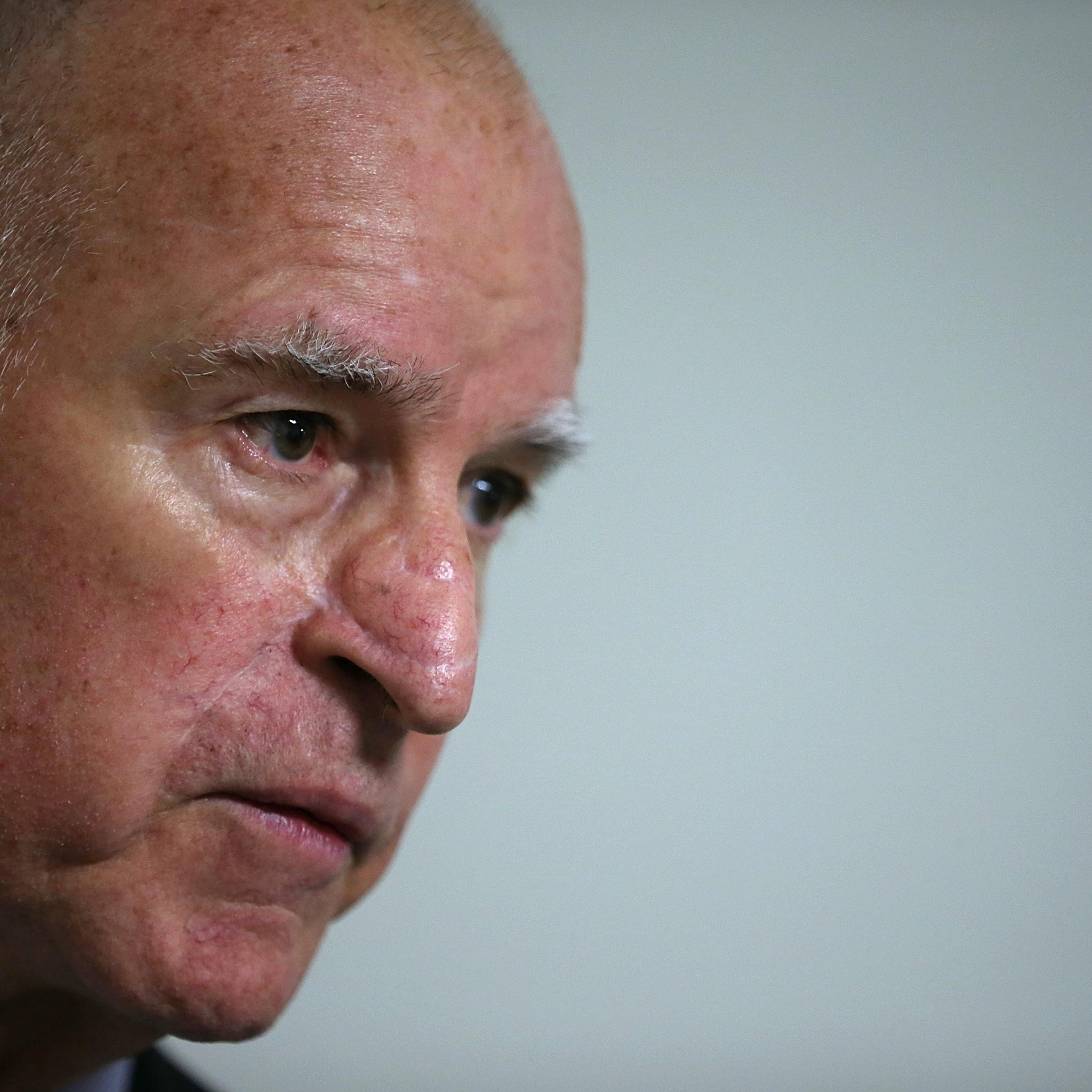 Gov. Jerry Brown Submits Paperwork For Re-Election