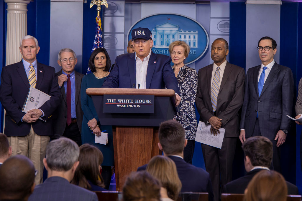 White House Continues To Respond To Coronavirus Epidemic