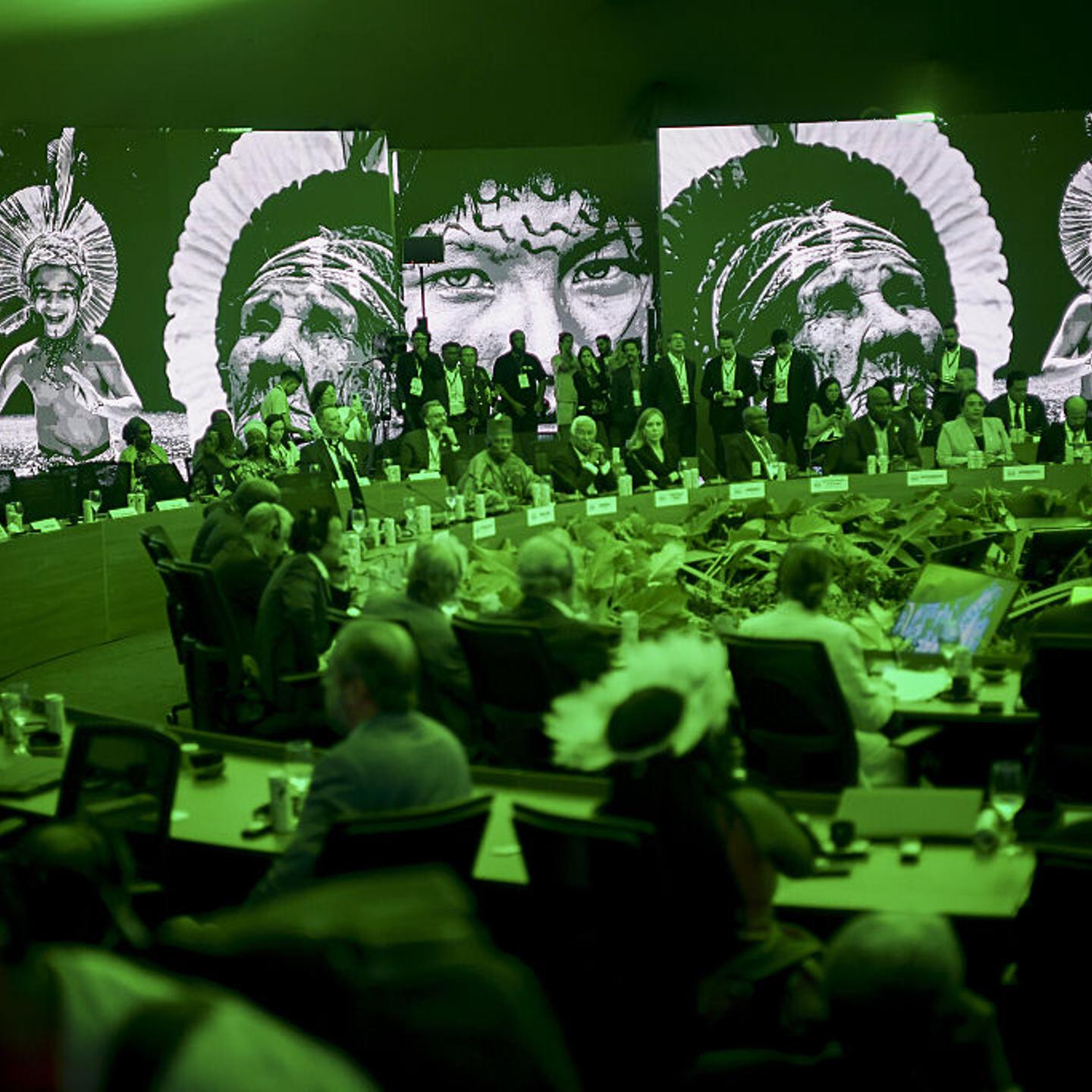 General Plenary Session of Leaders at the United Nations Climate Change Conference in Belém, Brazil, on Nov. 7, 2025.
