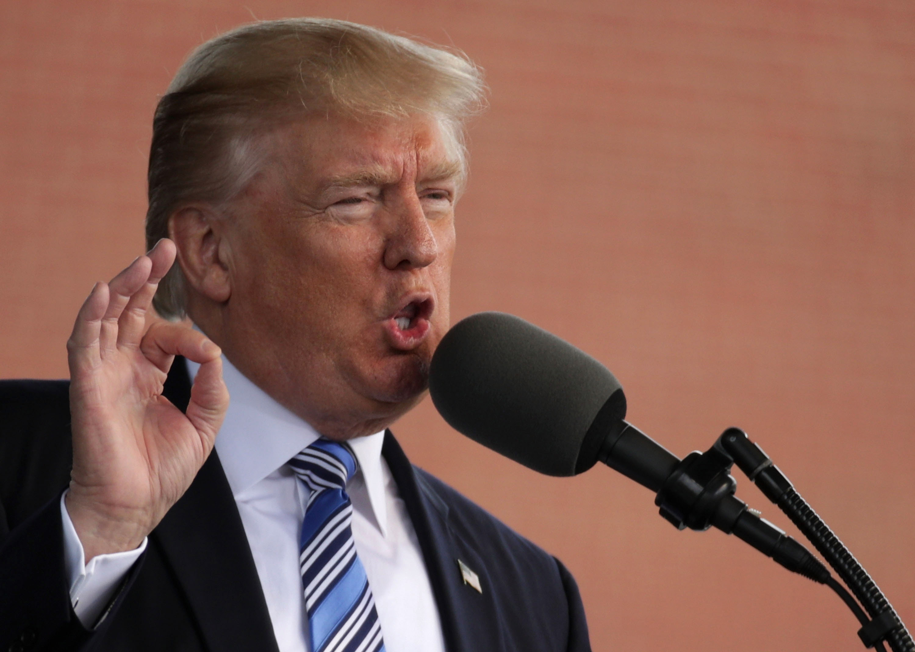 Donald Trump Delivers Commencement Address At Liberty University