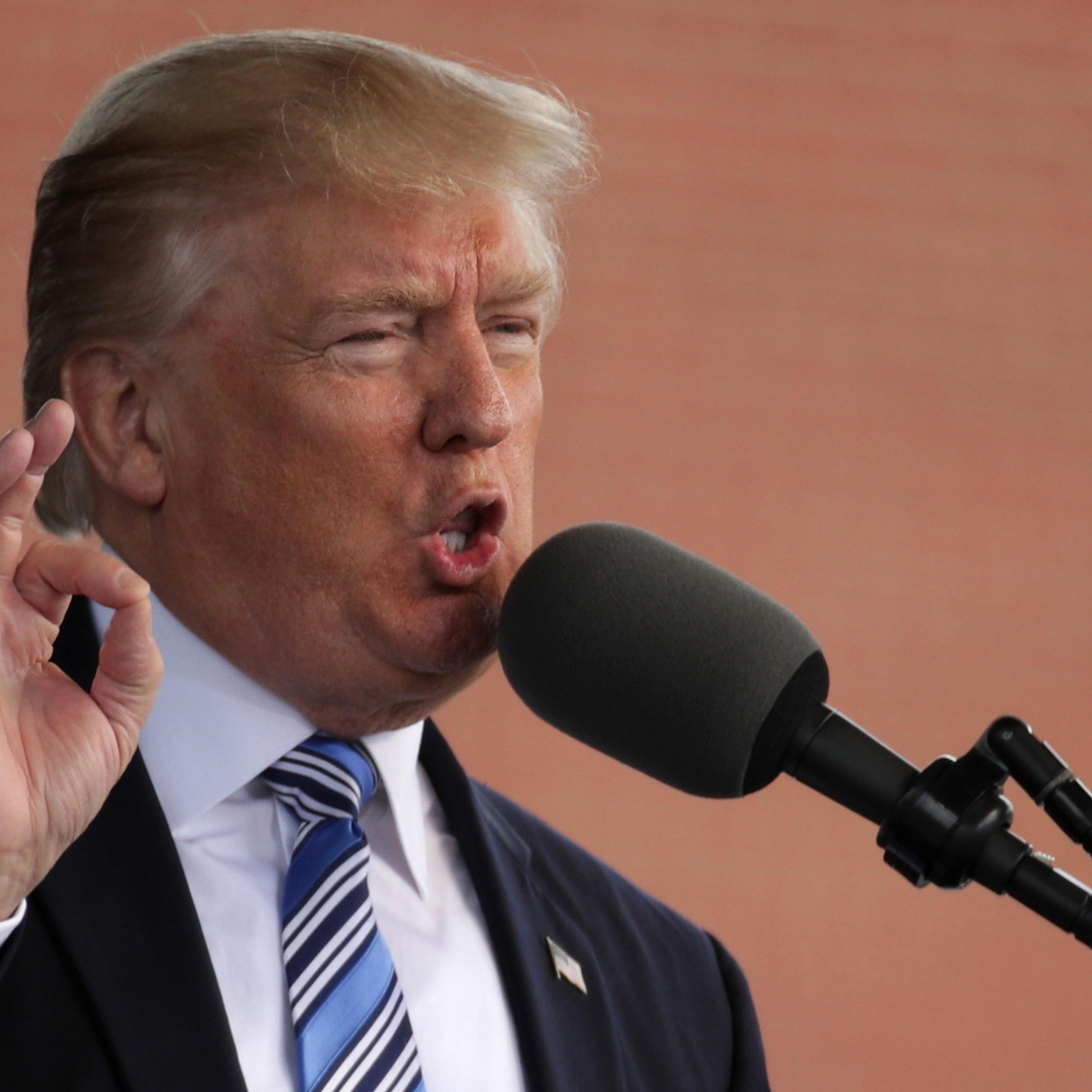 Donald Trump Delivers Commencement Address At Liberty University