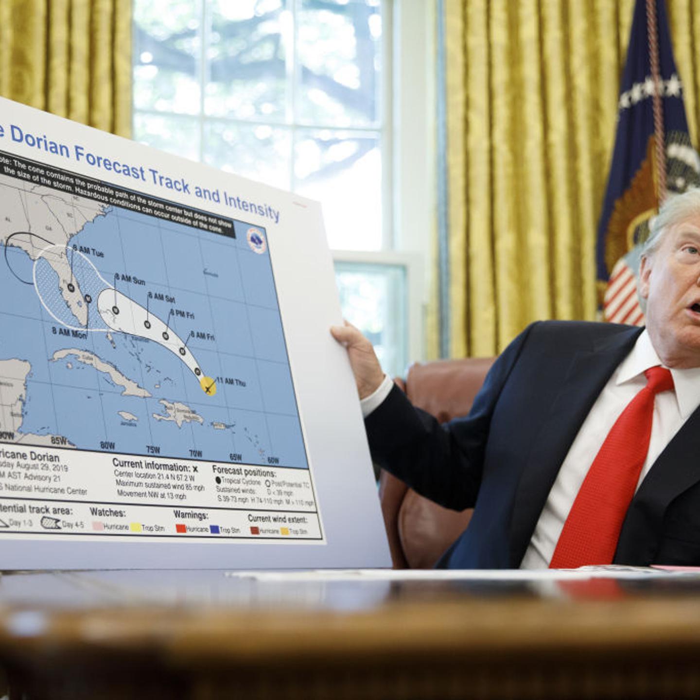 trump dorian alabama sharpiegate noaa