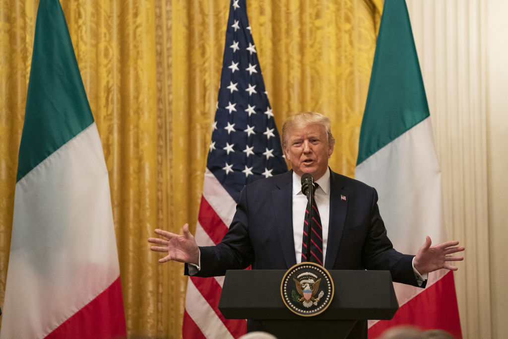 President Trump Hosts Italian President Sergio Mattarella At The White House