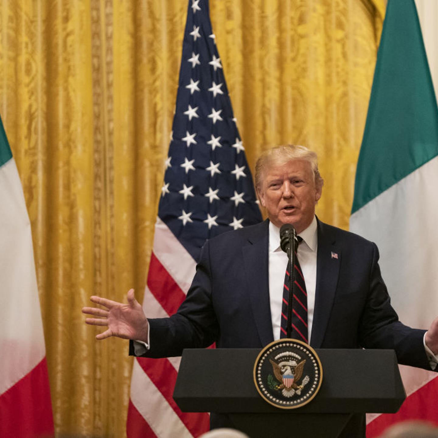 President Trump Hosts Italian President Sergio Mattarella At The White House