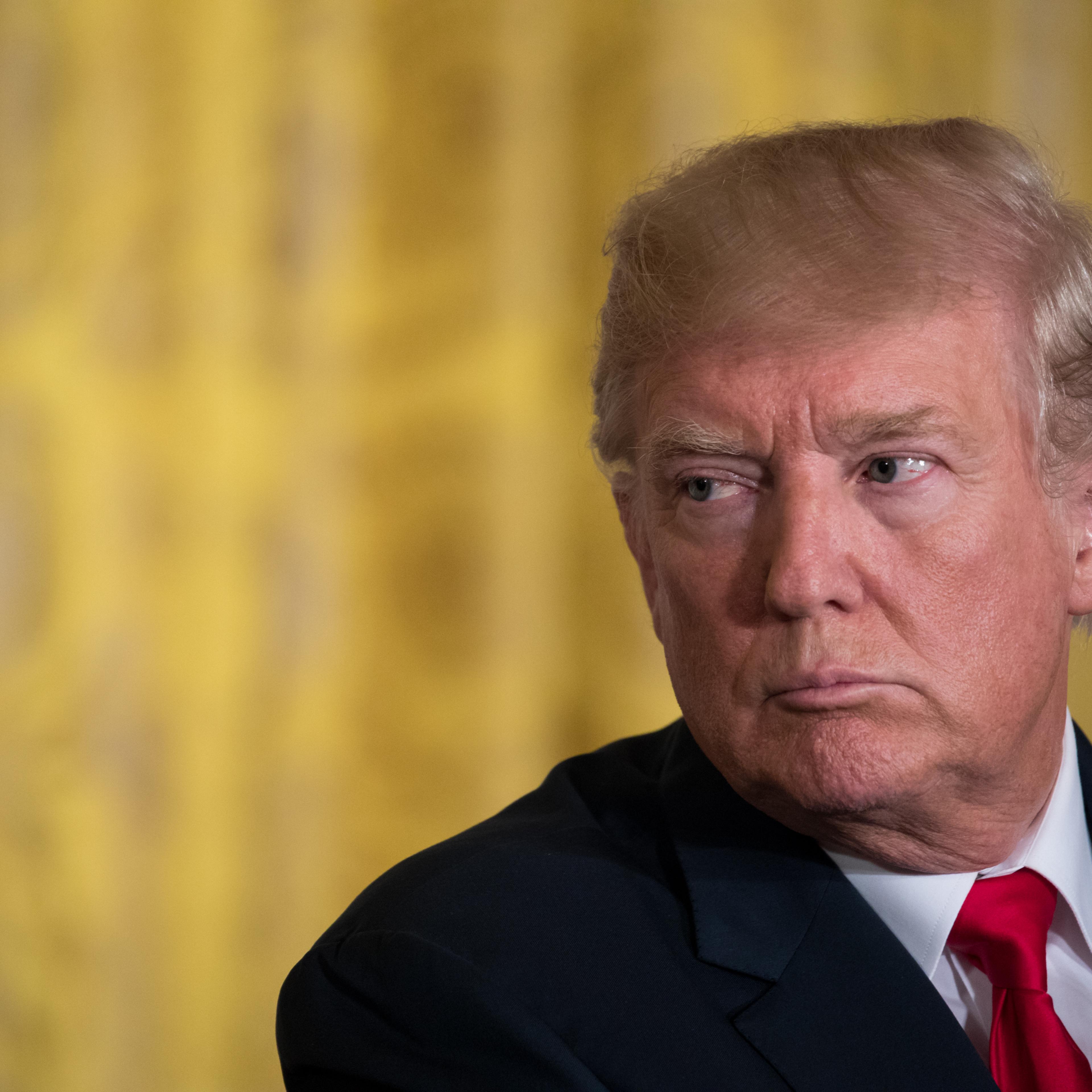 President Trump Holds Joint News Conference With President Of Finland