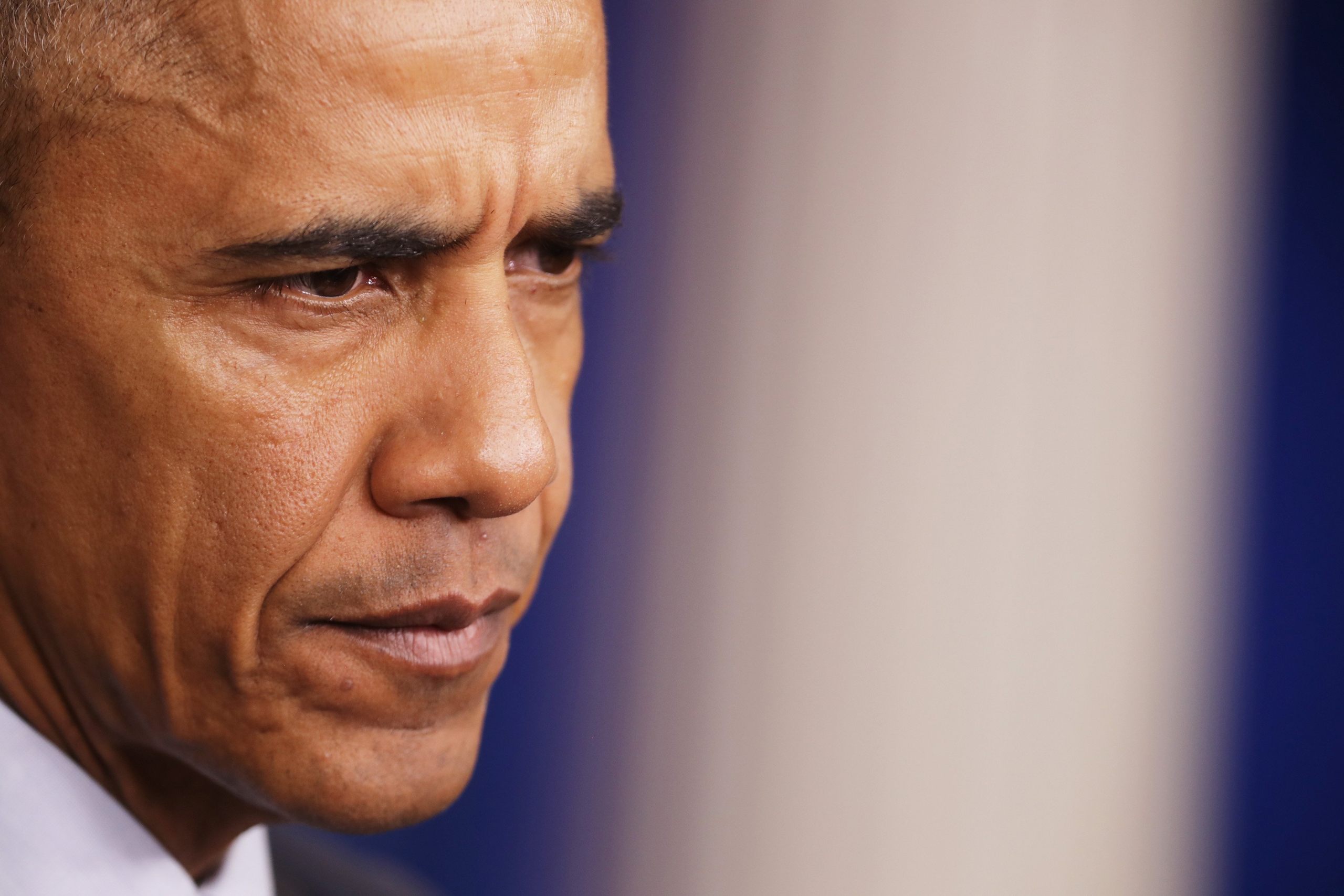 WASHINGTON, DC - NOVEMBER 14: U.S. President Barack Obama speaks during a news conference in the Brady Press Briefing Room at the White House on November 14, 2016 in Washington, DC. President Obama answered questions in his first post-election press conf