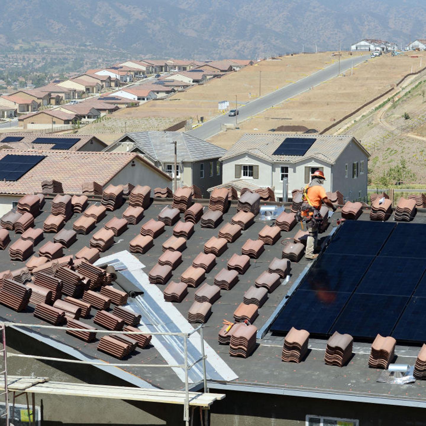 solar installation roof