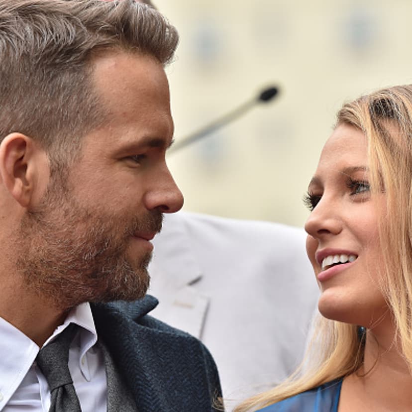 Actors Ryan Reynolds and Blake Lively attend the ceremony honoring Ryan Reynolds with a Star on the Hollywood Walk of Fame on December 15, 2016 in Hollywood, California.
