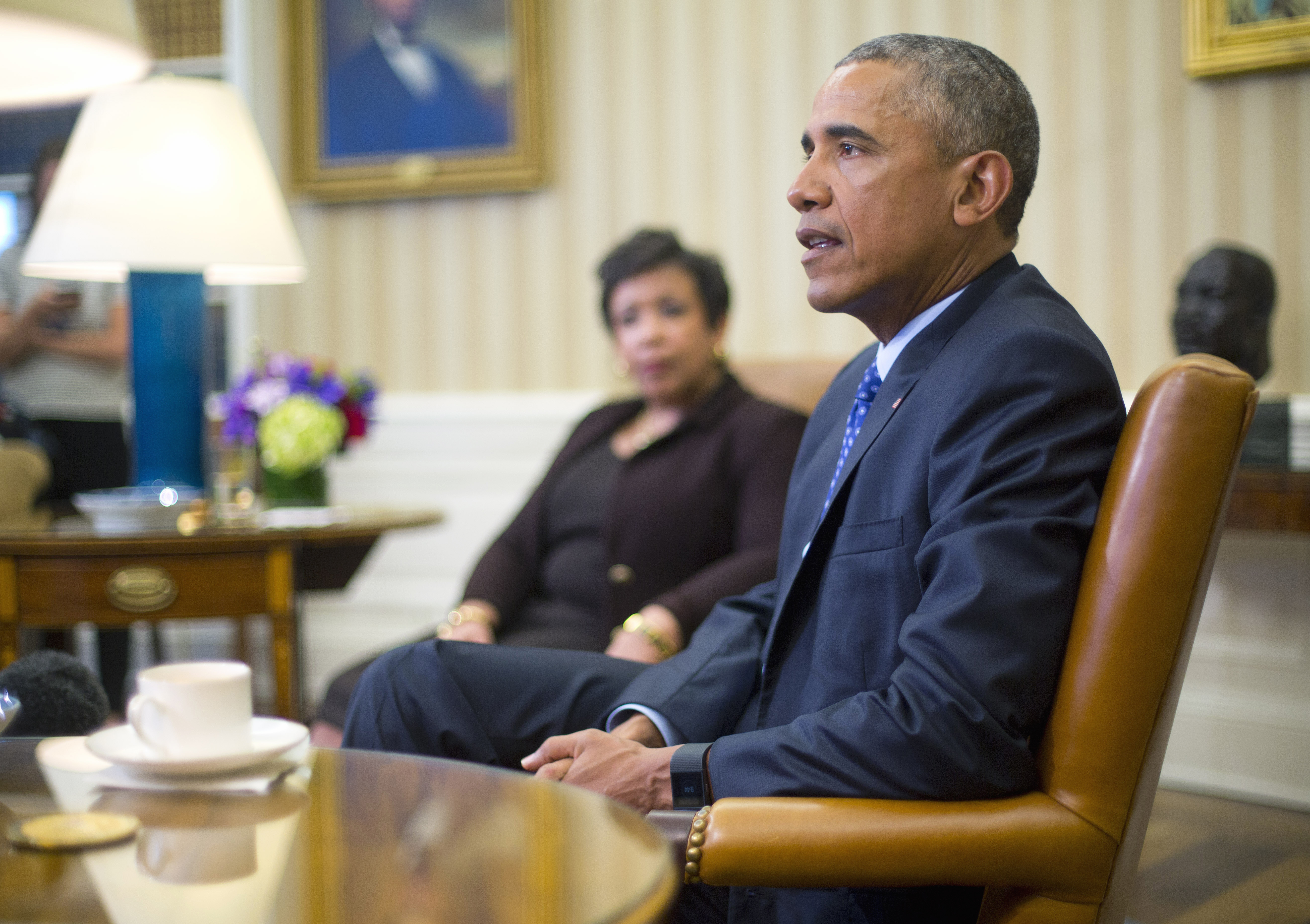 Barack Obama, Loretta Lynch,