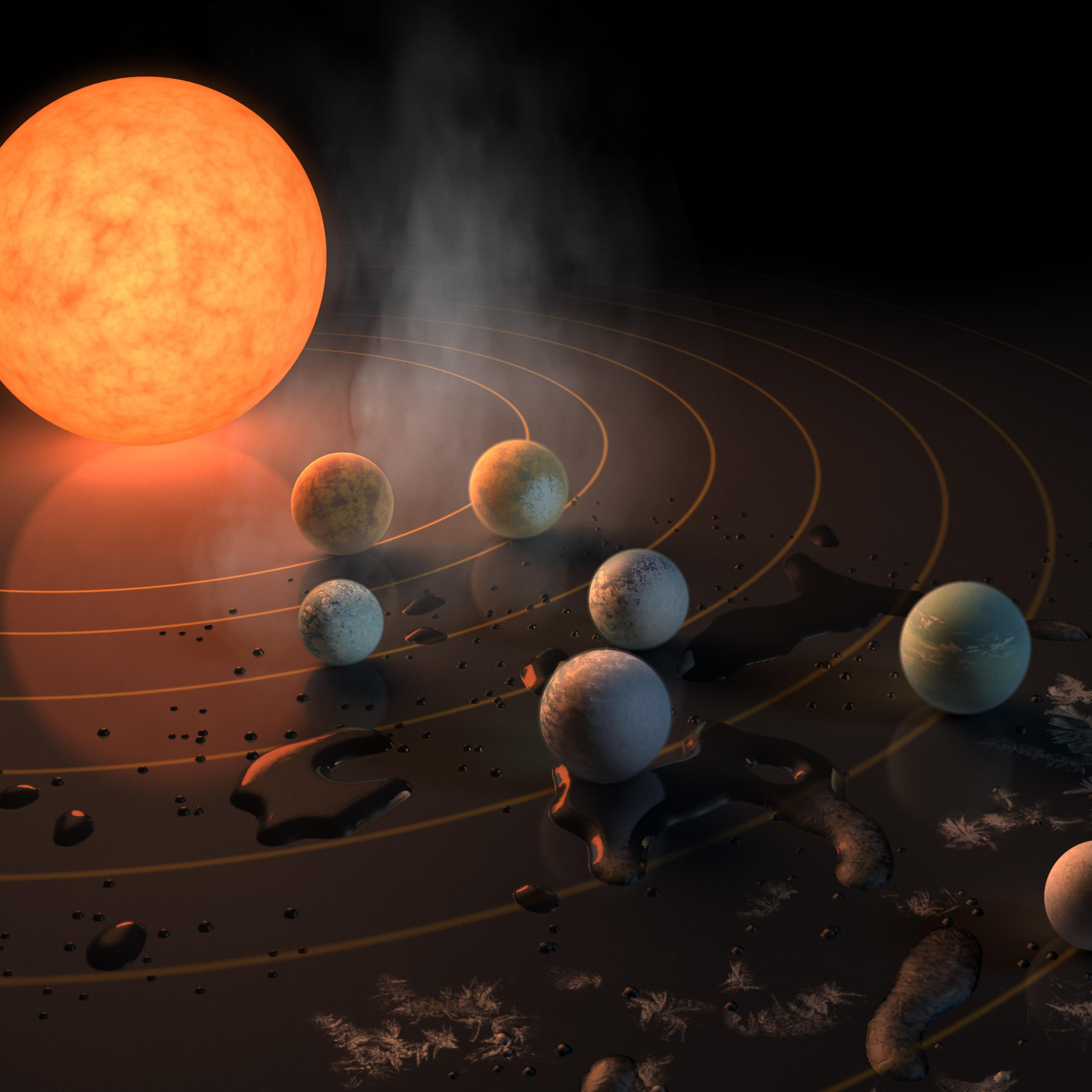 Trappist-1 Rendering