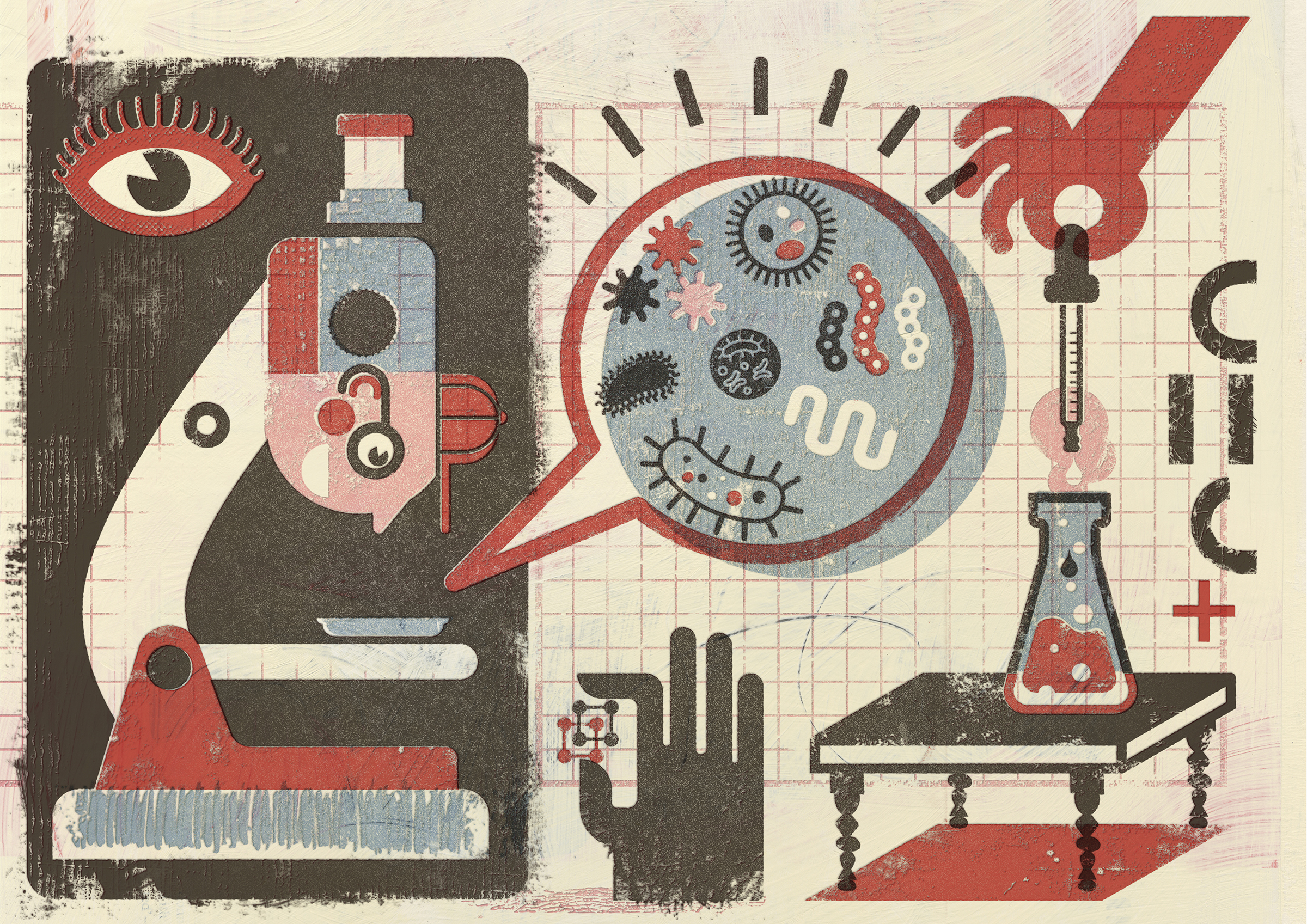 Science and education montage