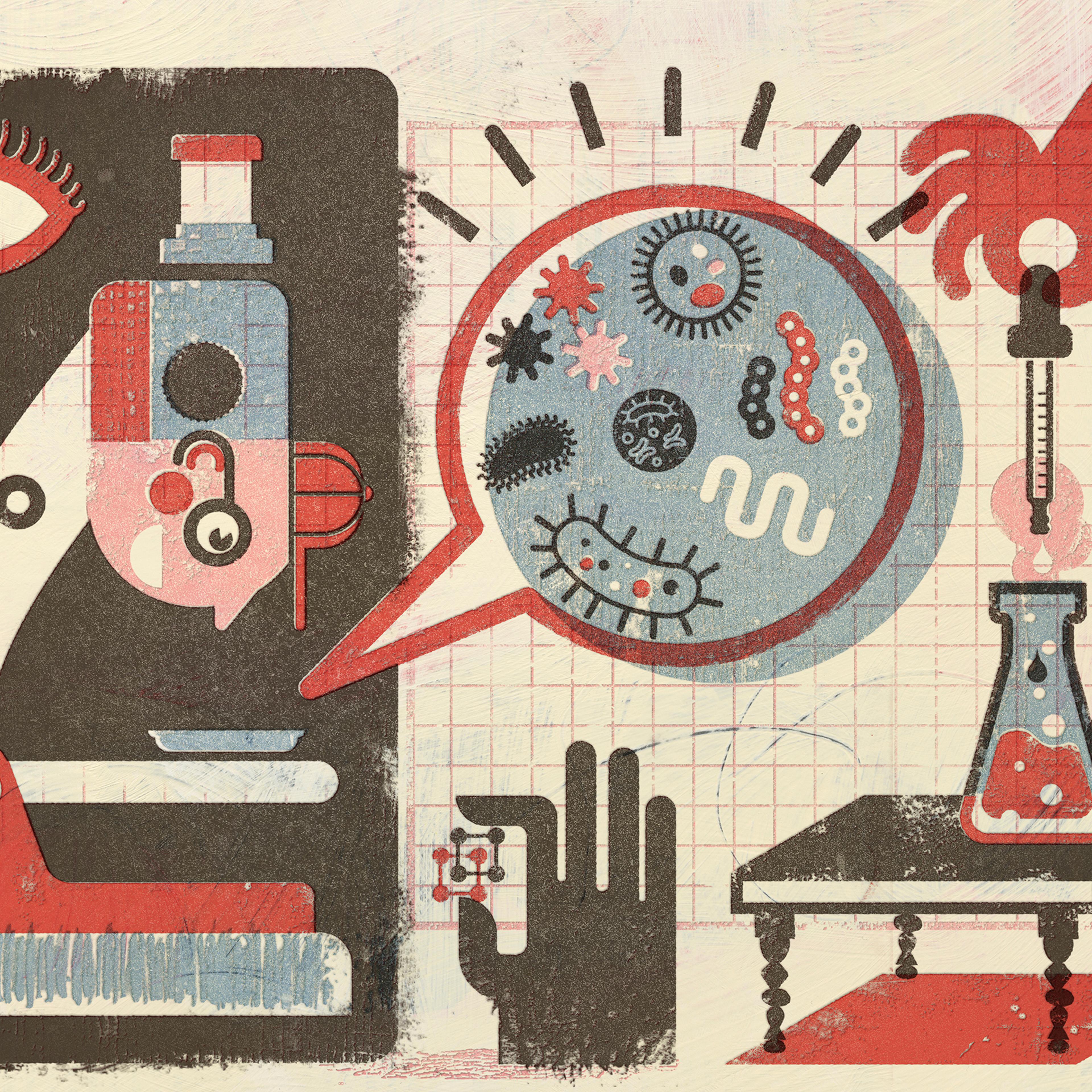 Science and education montage