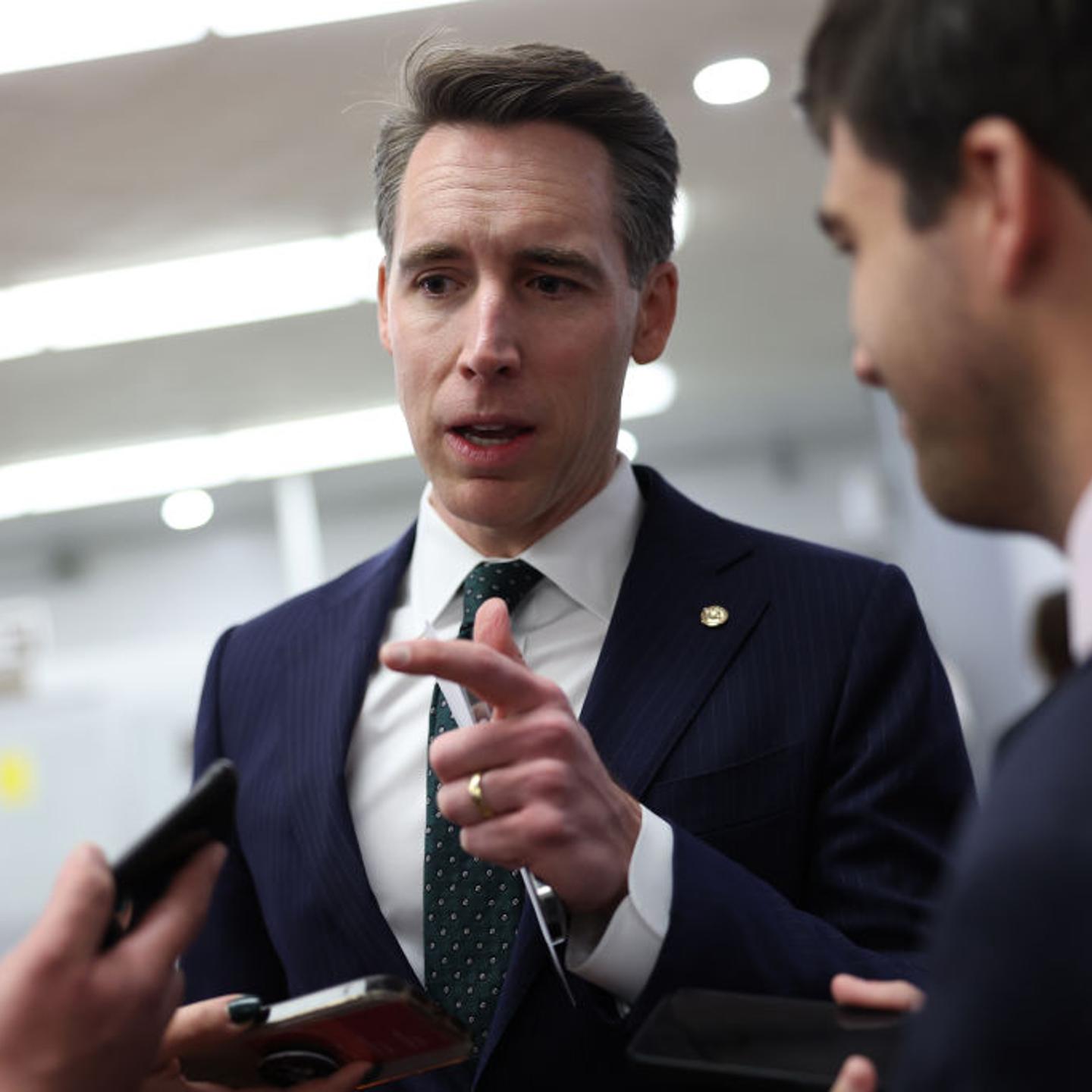 Senators Meet For Their Weekly Policy Luncheons On Capitol Hill