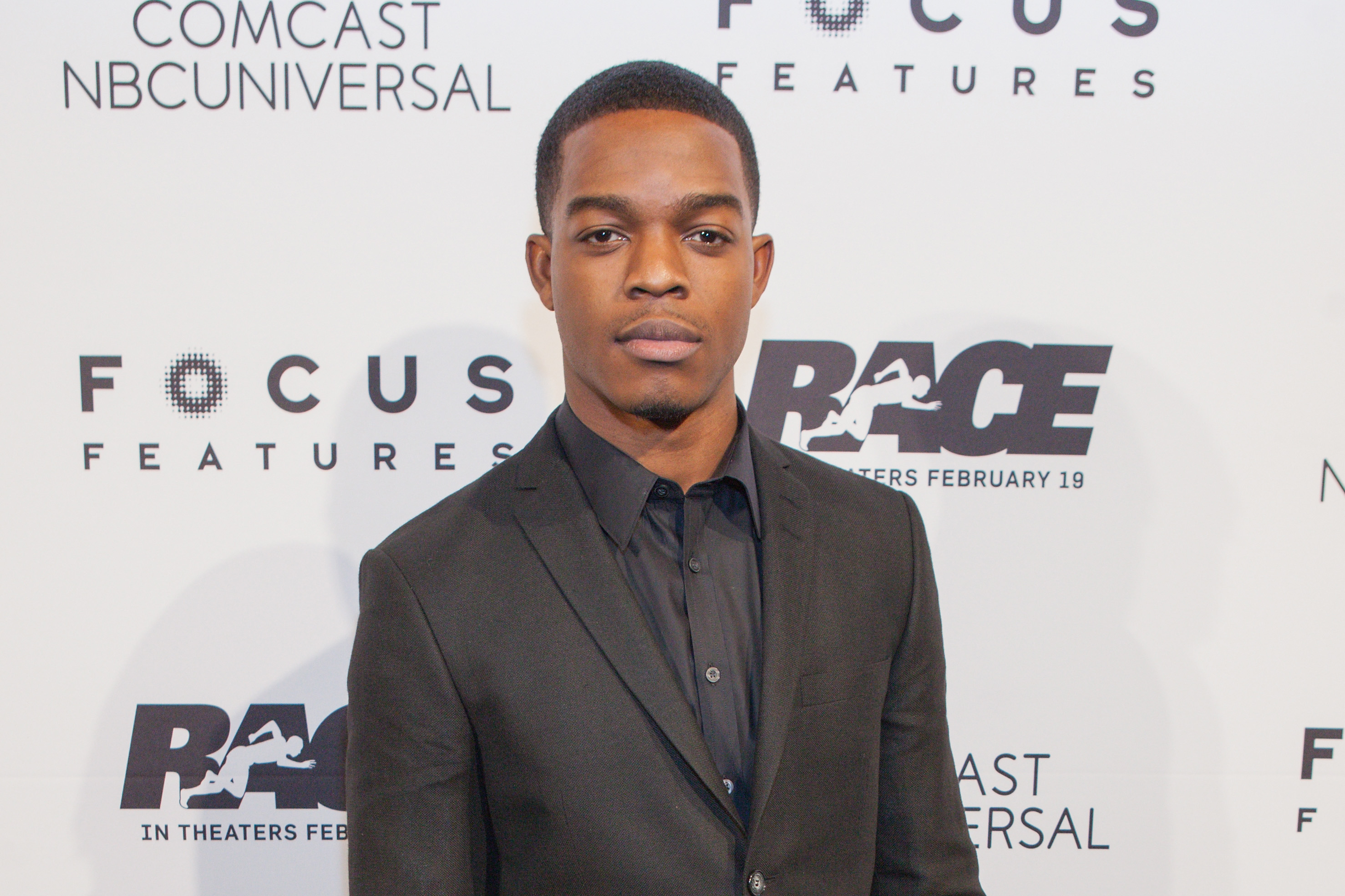 Stephan James attends the Washington, DC premiere of "Race" on February 3, 2016 in Washington, DC.