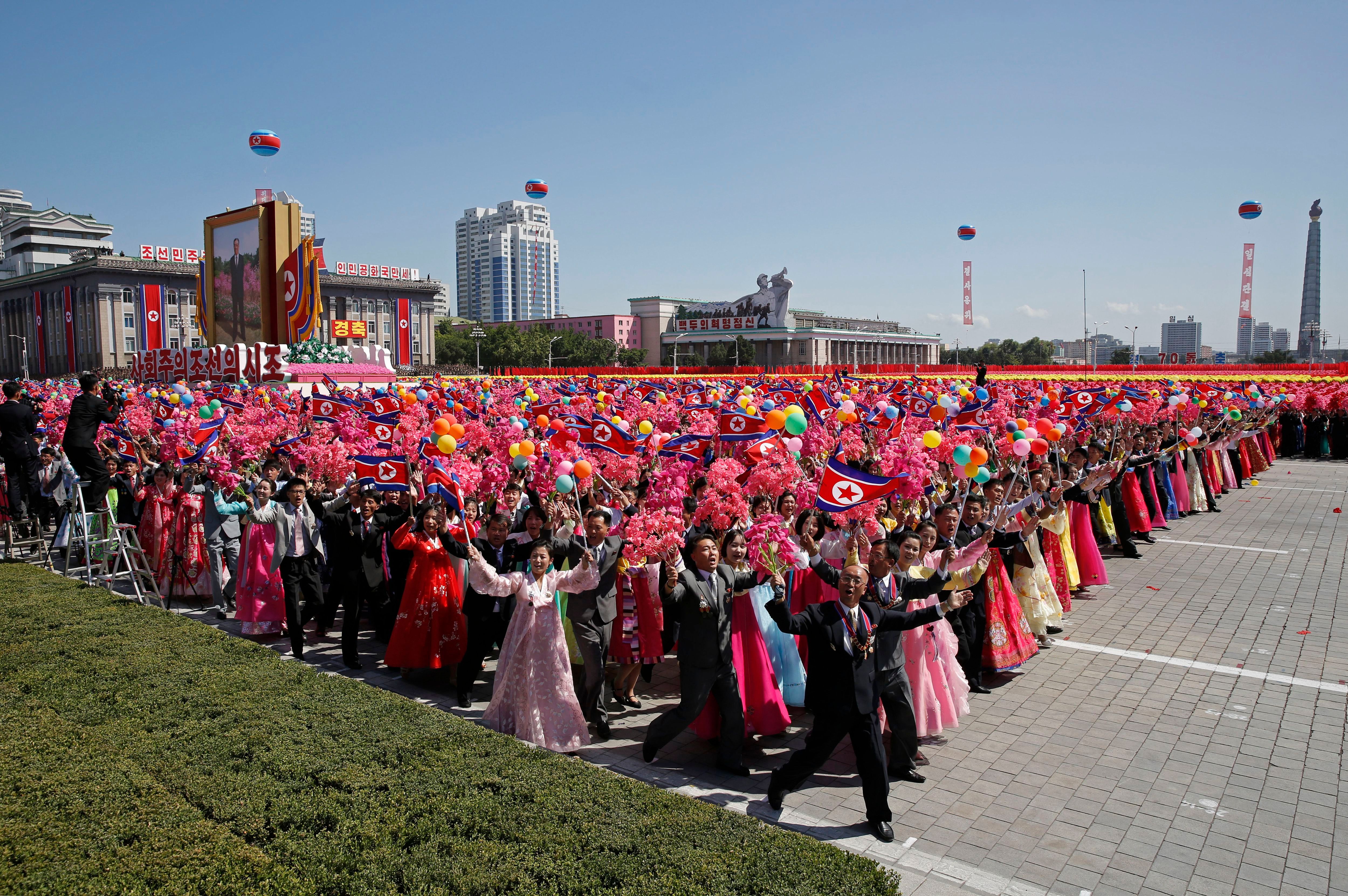 North Korean parade