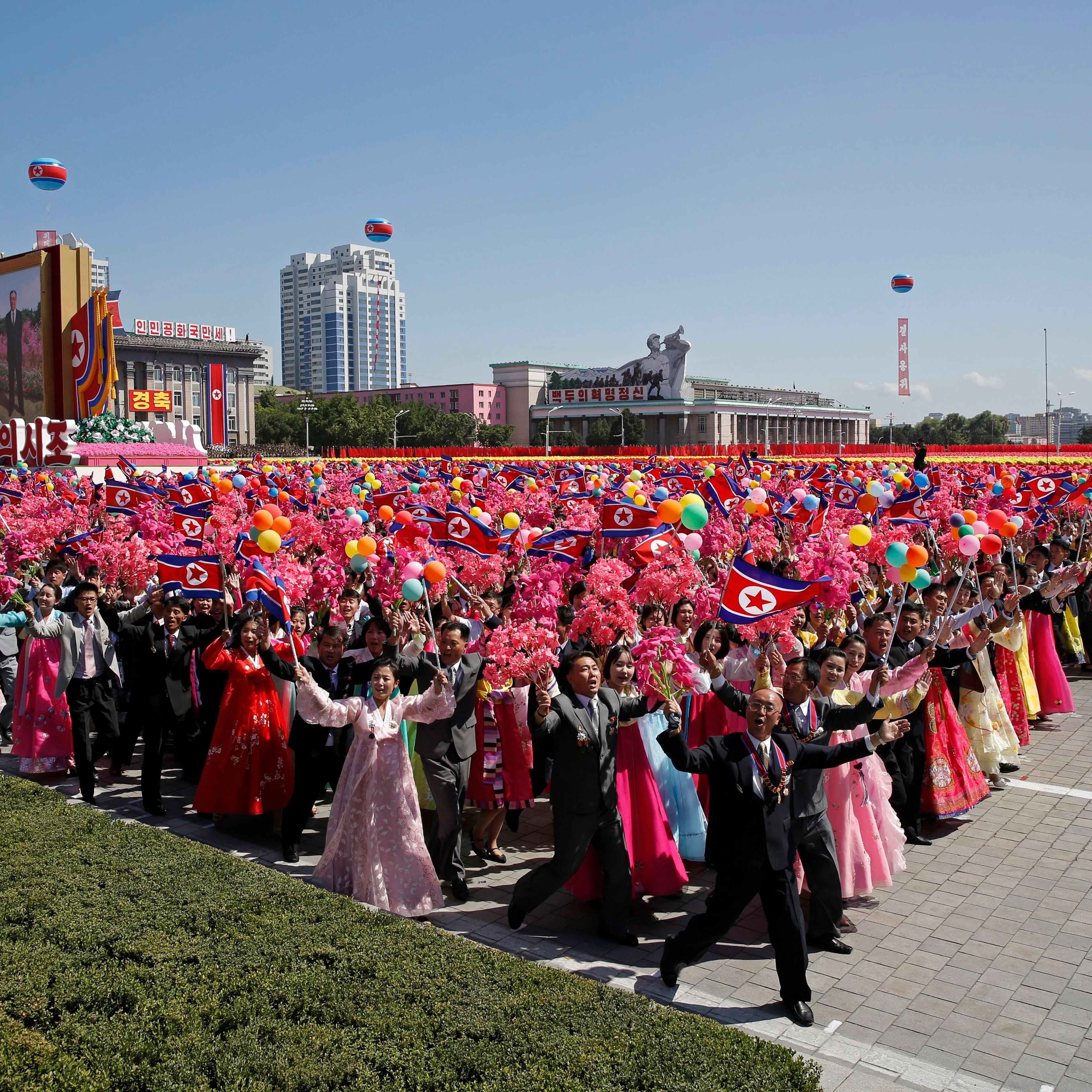 North Korean parade