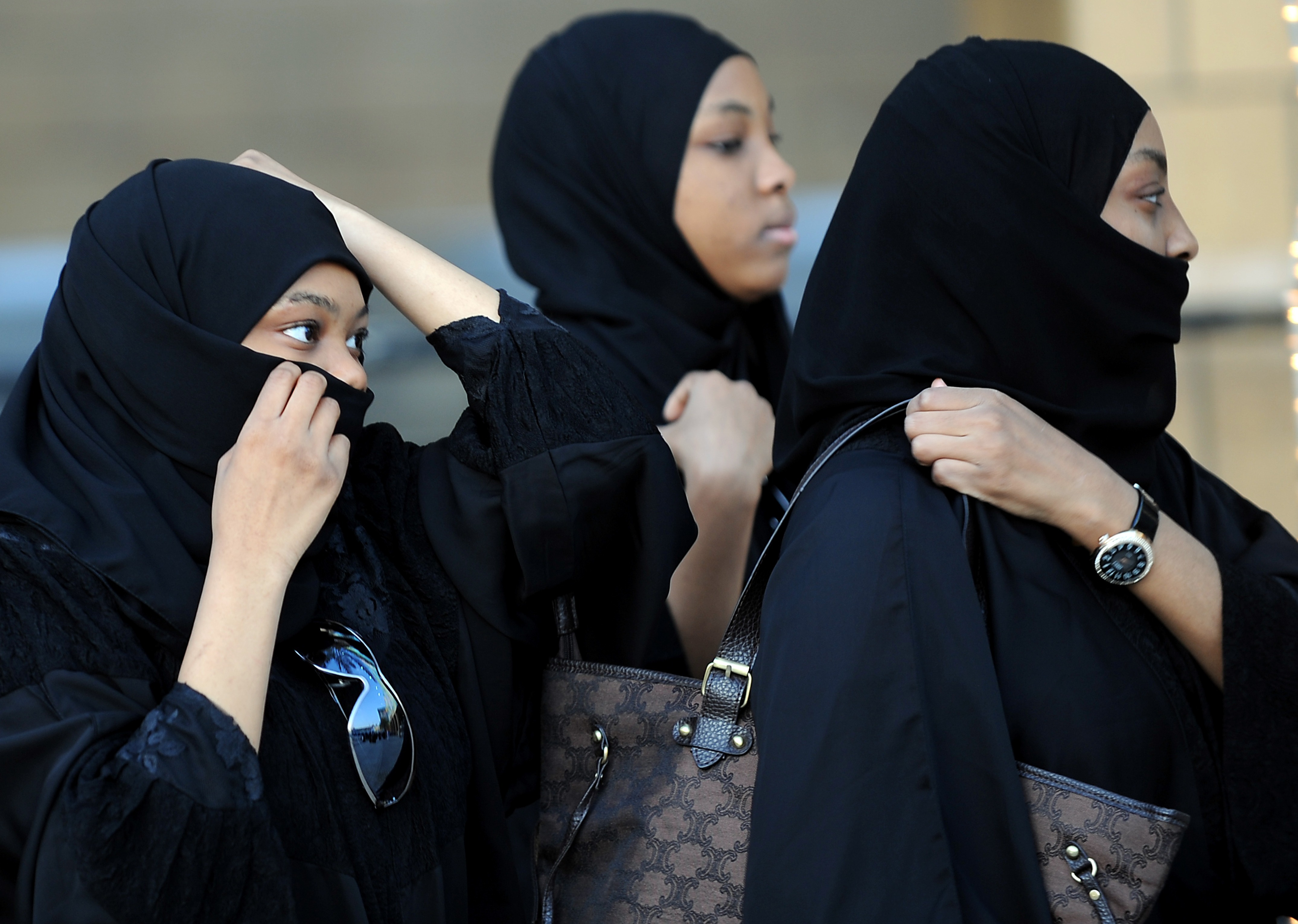 Saudi women attend prayers at a mosque in Riyadh. Womens-rights groups are gaining influence in the kingdom.